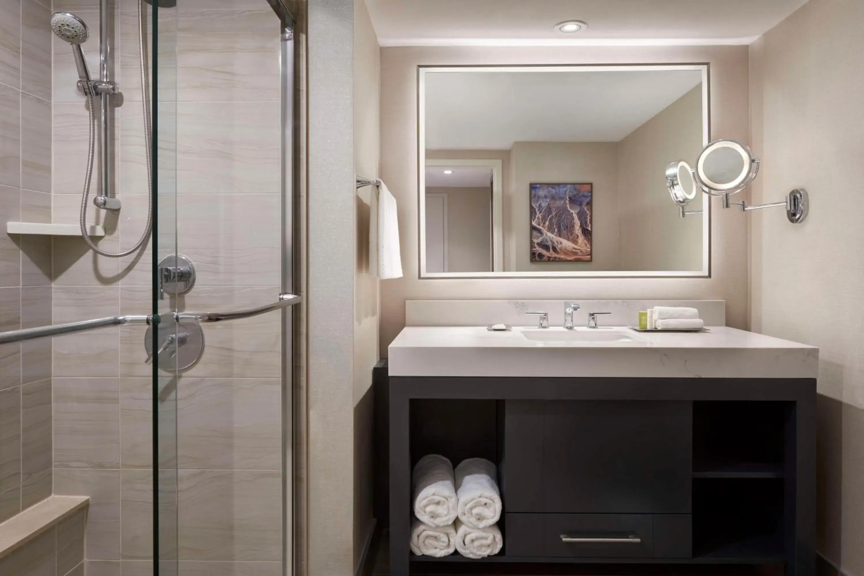 Bathroom in Hilton Toronto Bathroom in Hilton Toronto