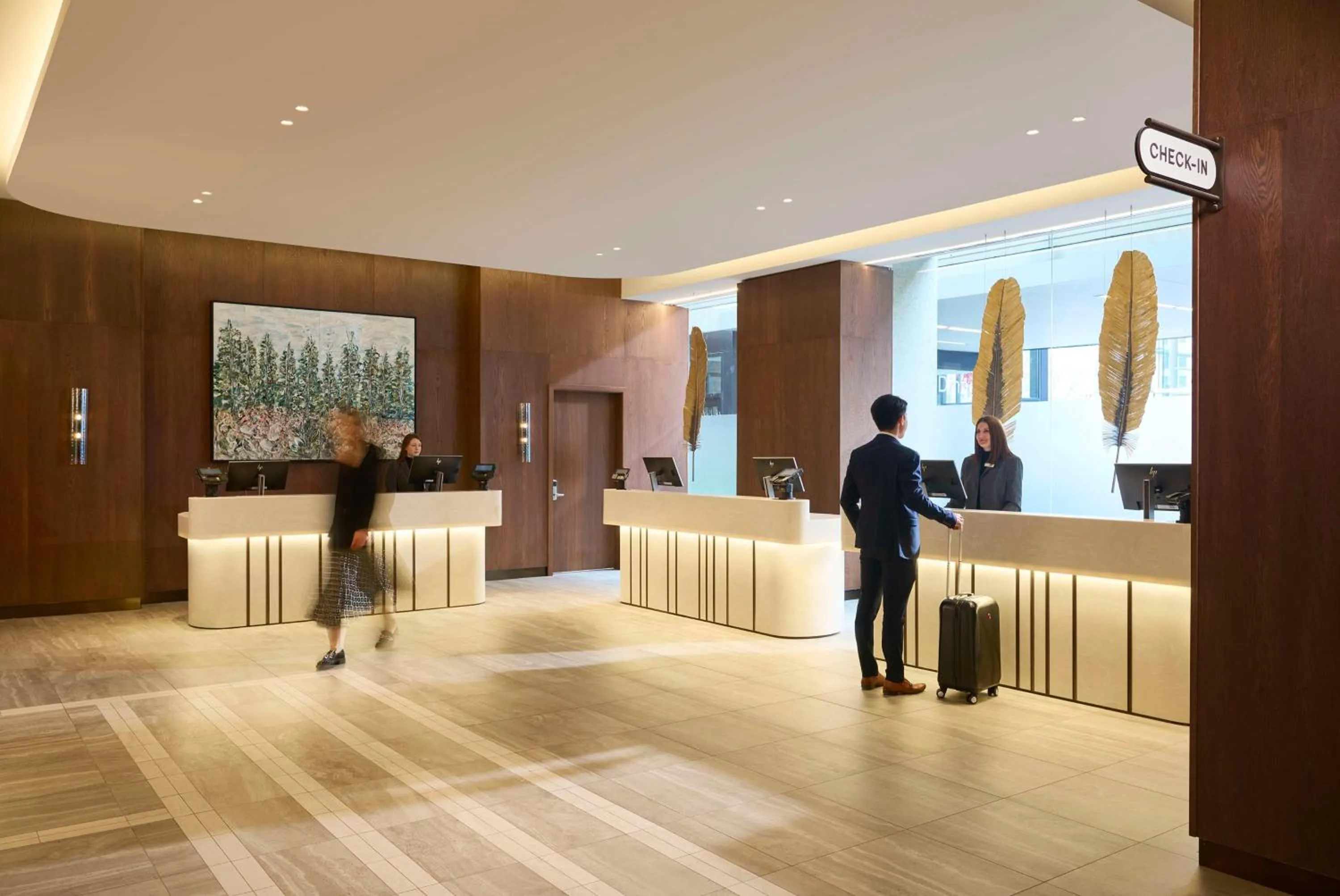 Lobby or reception in Hilton Toronto