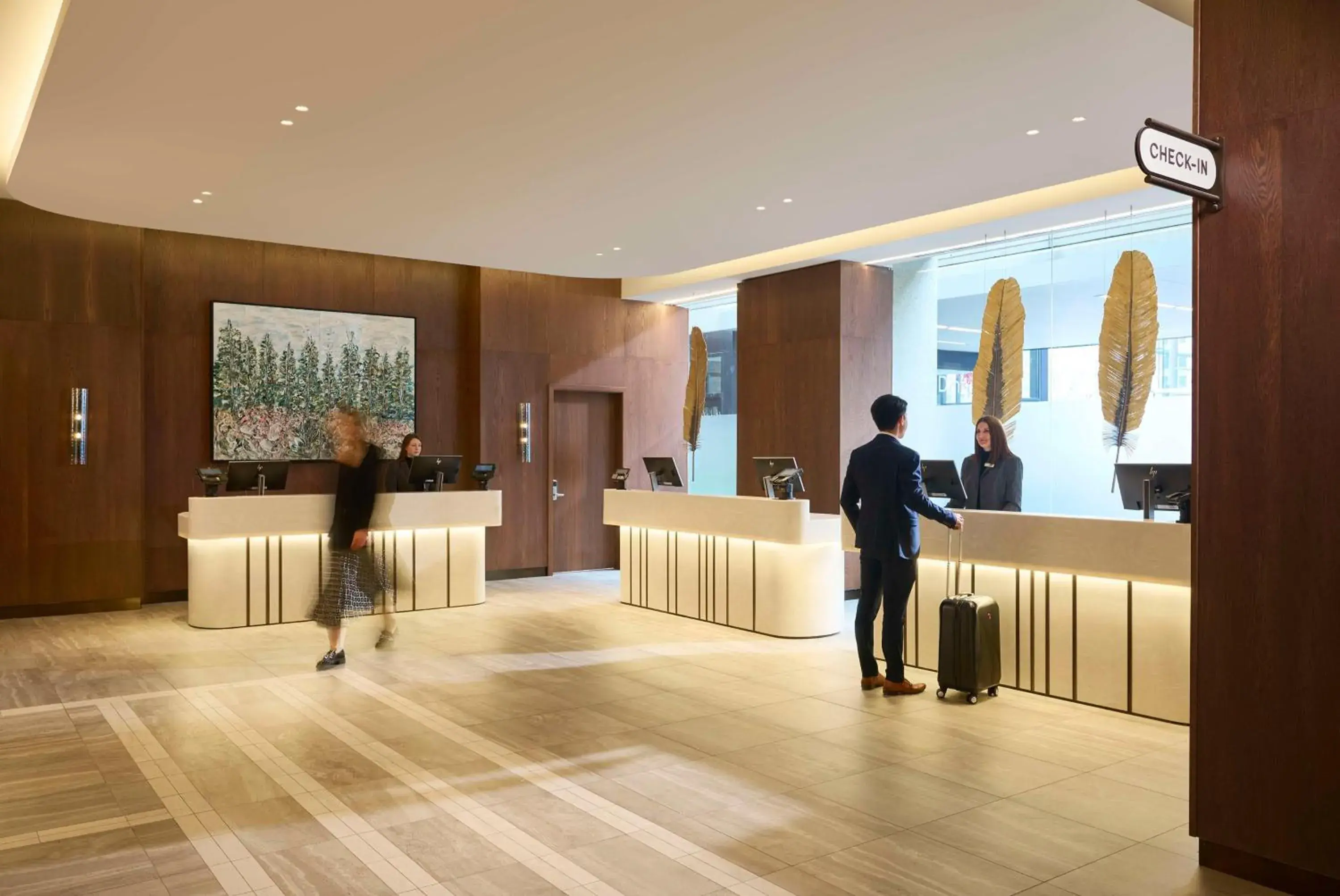 Lobby or reception in Hilton Toronto Lobby or reception in Hilton Toronto