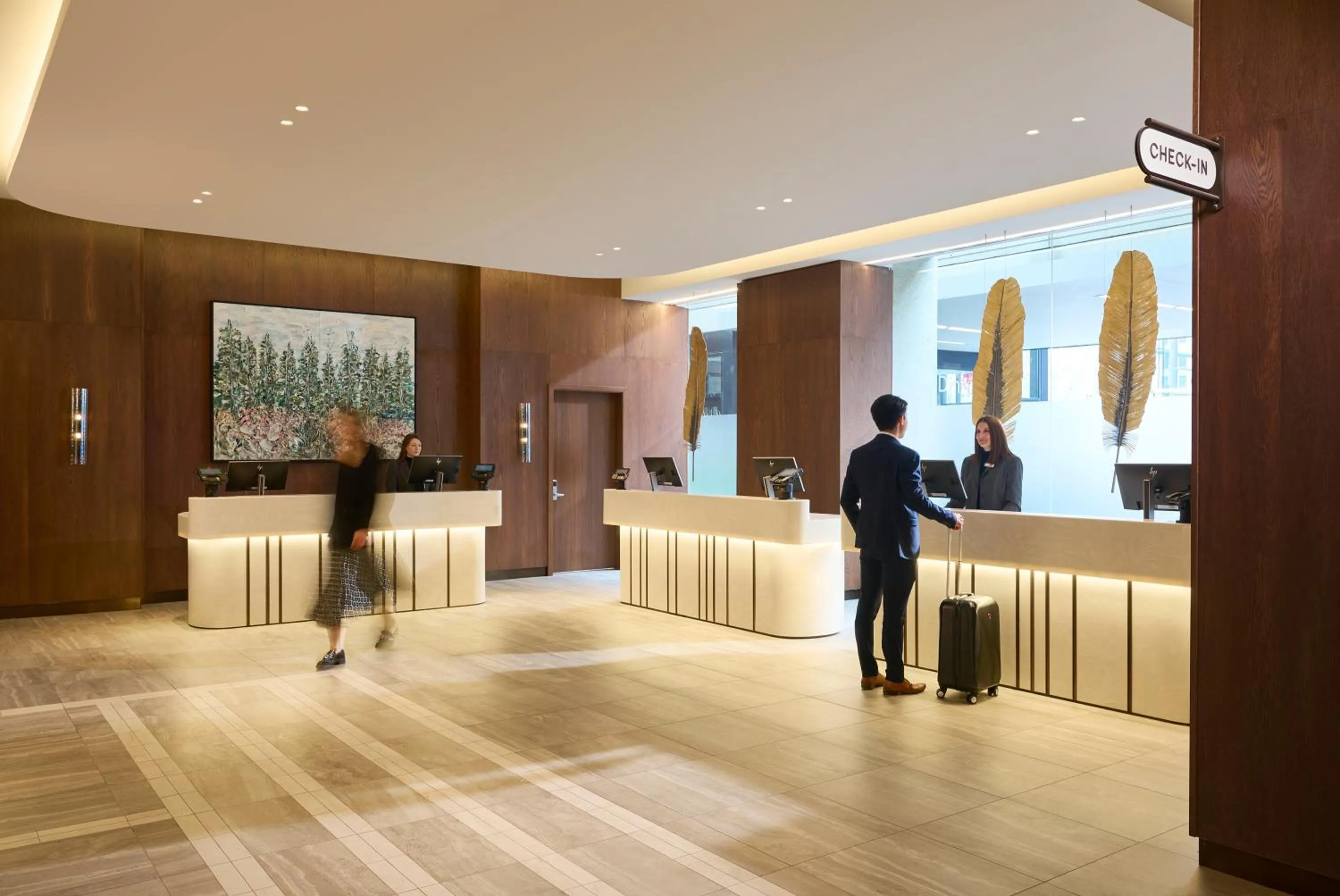 Lobby or reception in Hilton Toronto