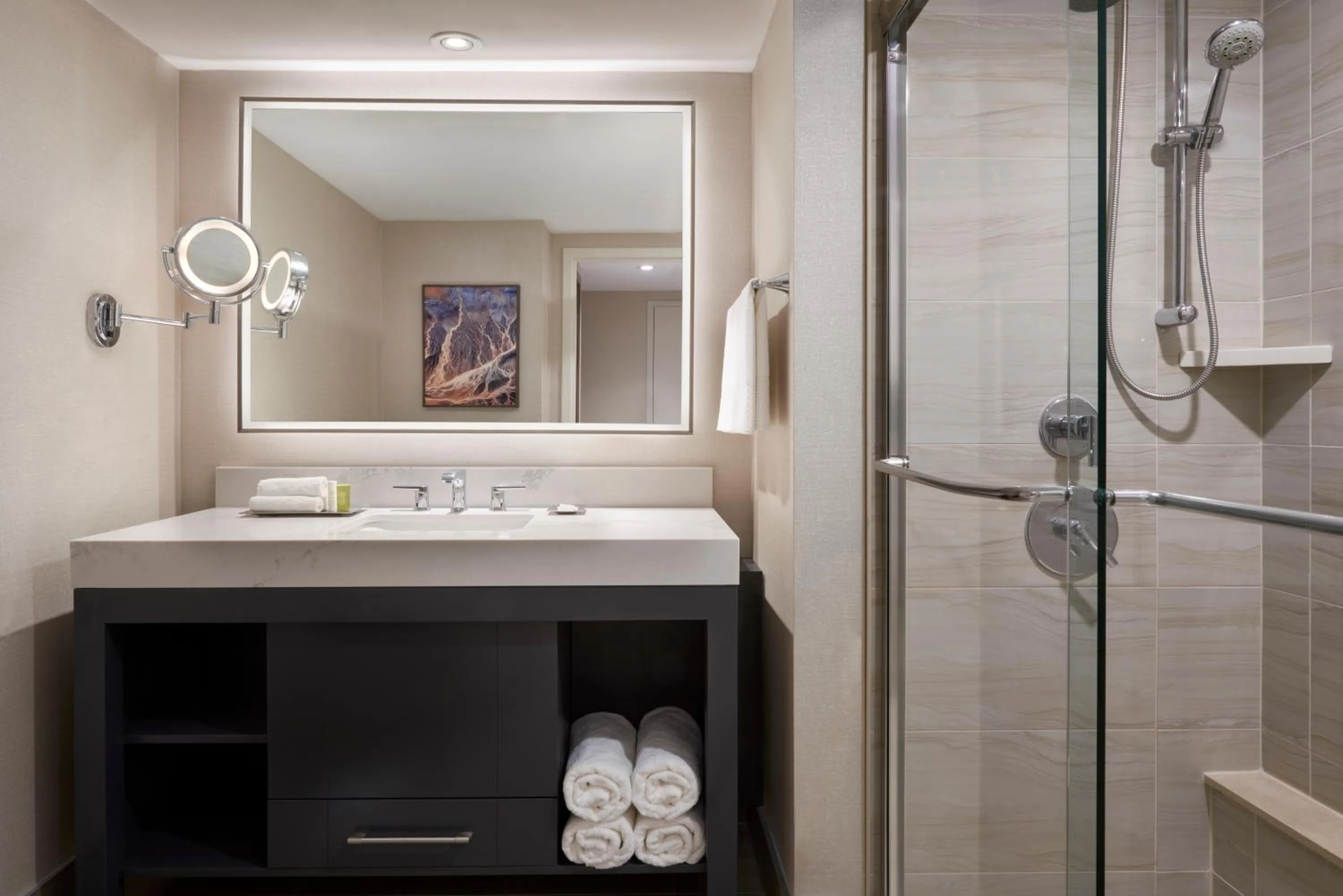 Shower in Hilton Toronto