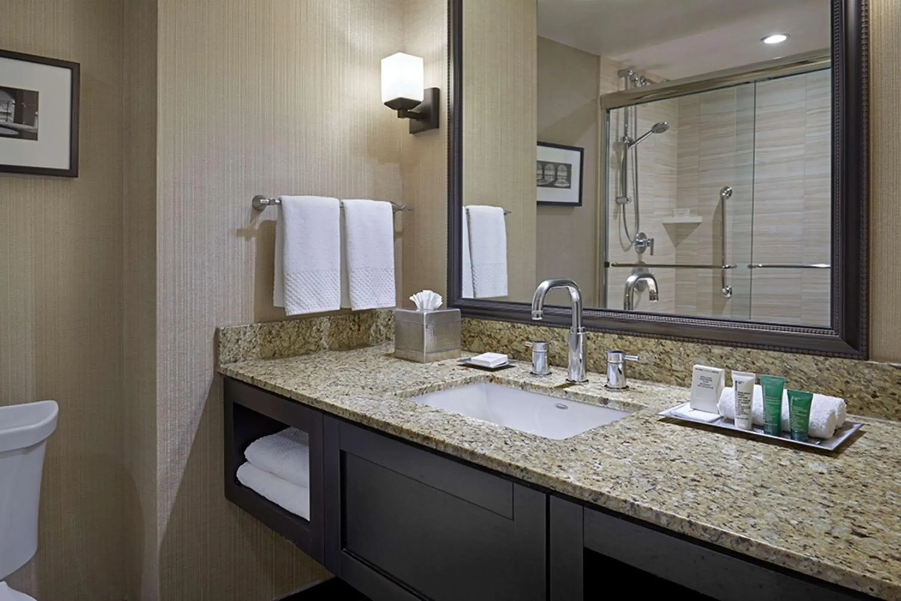 Bathroom in Hilton Toronto Bathroom in Hilton Toronto