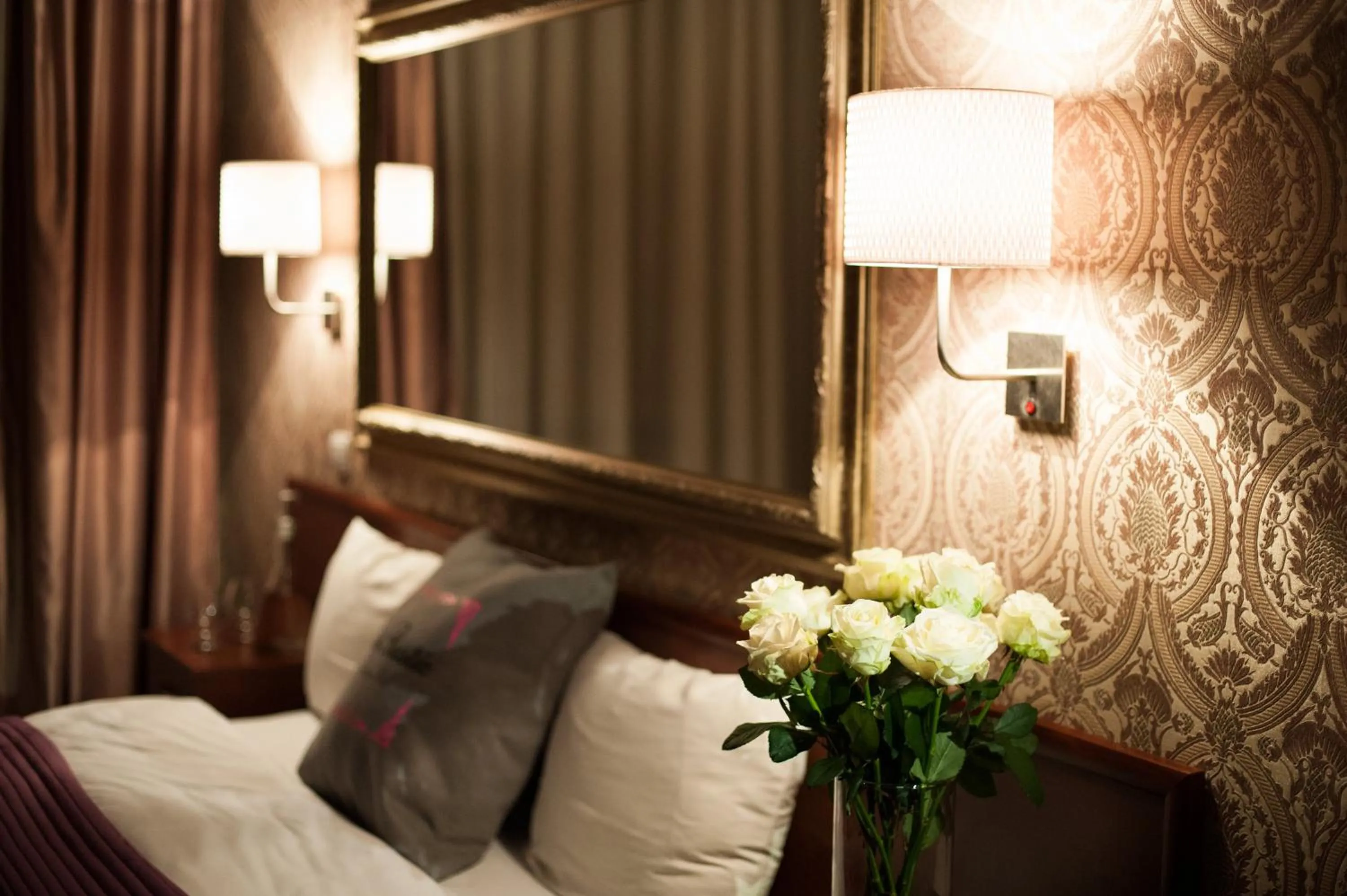 Bed in Art-Rustic Boutique Hotel