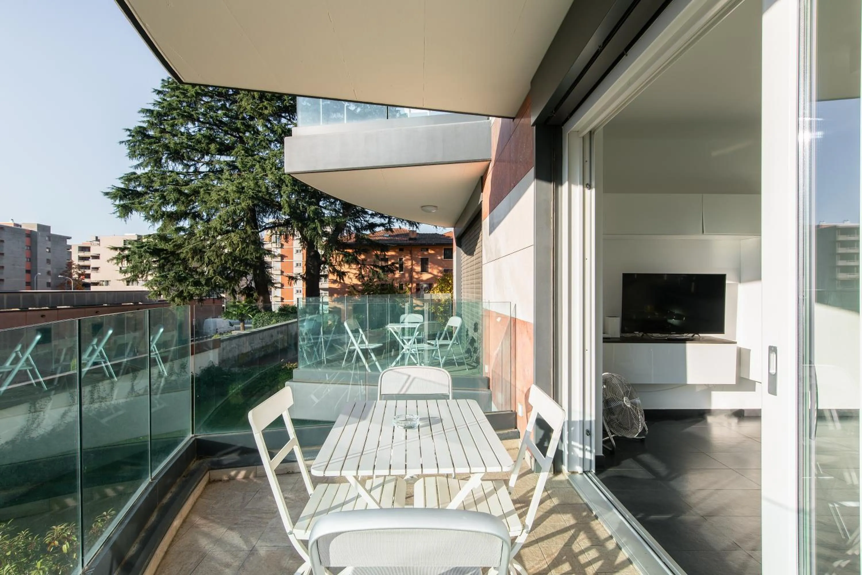 Balcony/Terrace in Roggia Apartments by Quokka 360 - central flats with parking space