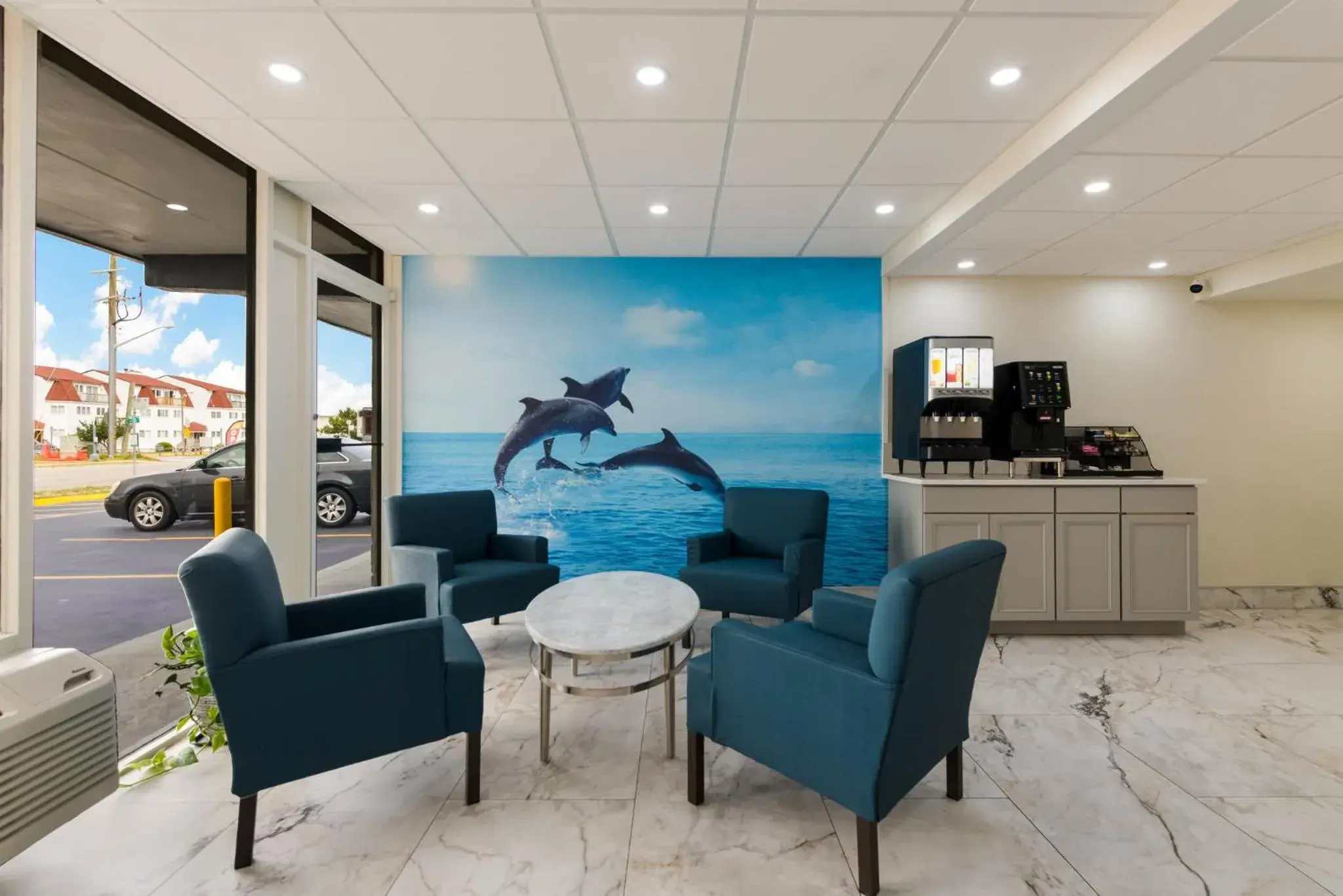 Lobby or reception in Red Roof PLUS & Suites Virginia Beach - Seaside Lobby or reception in Red Roof PLUS & Suites Virginia Beach - Seaside