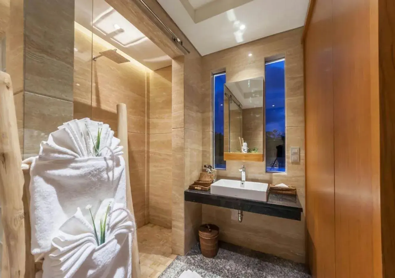 Bathroom in Mokko Suite Villas Umalas Bali Bathroom in Mokko Suite Villas Umalas Bali