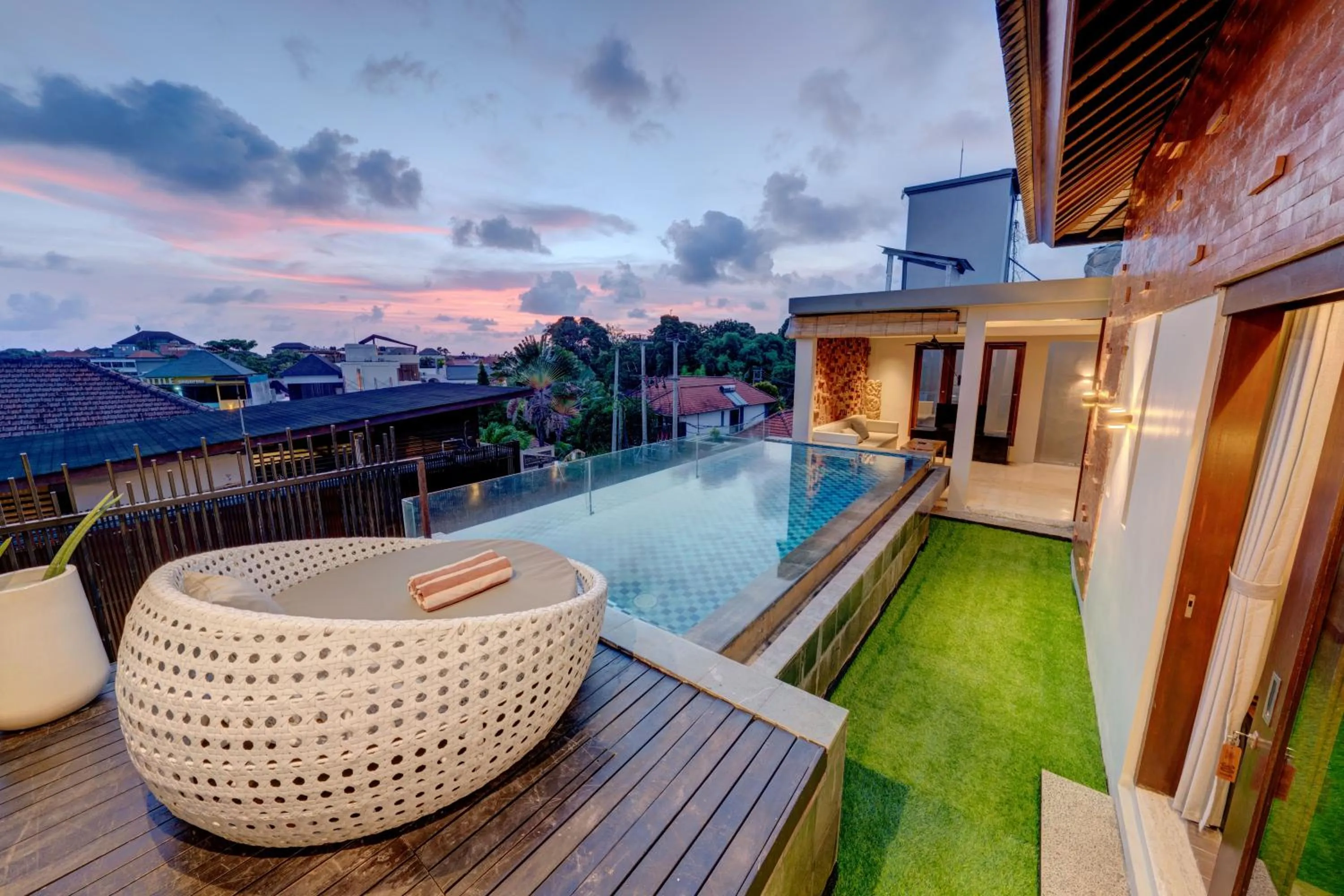 Swimming pool in Mokko Suite Villas Umalas Bali