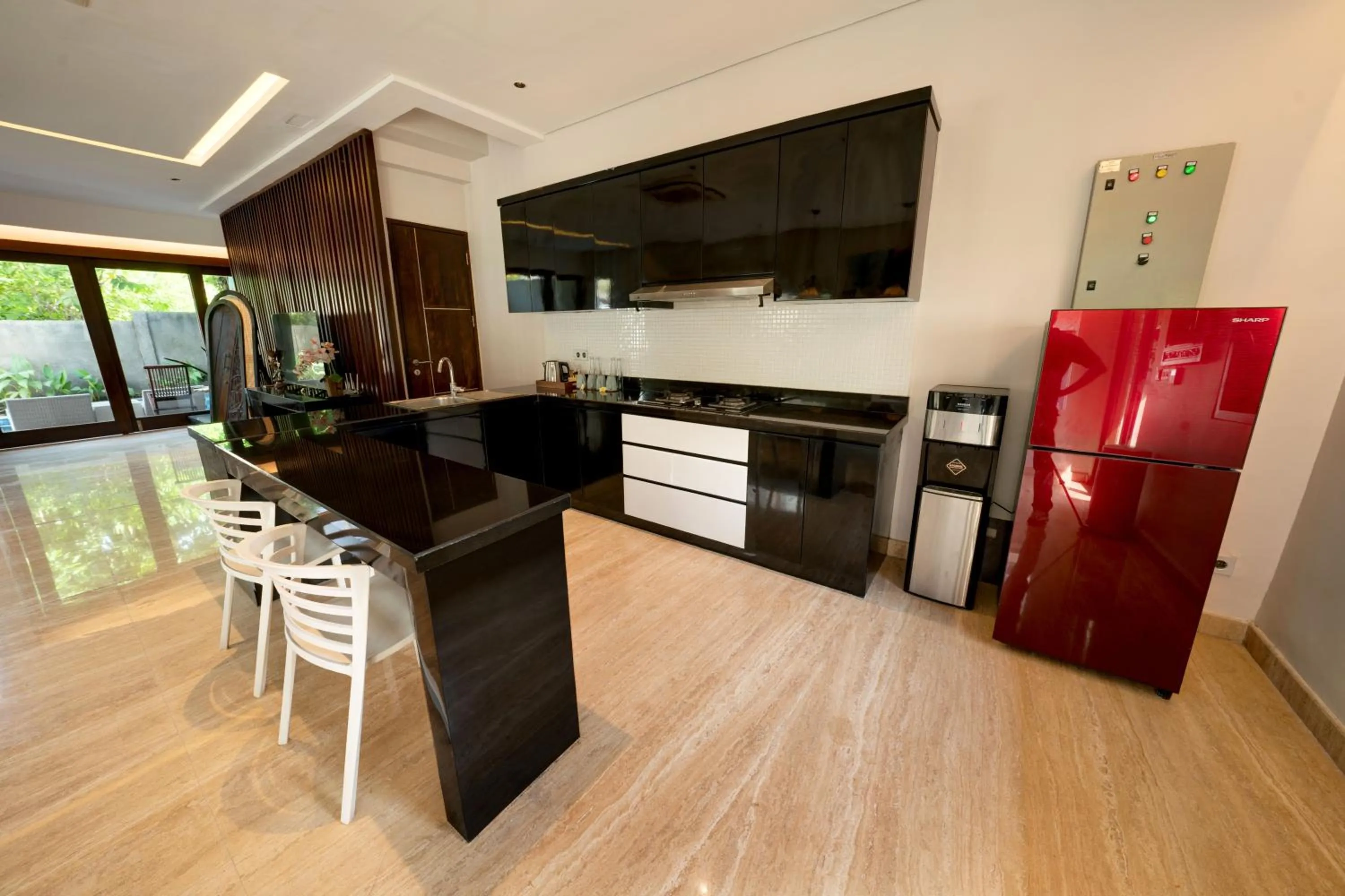 kitchen in Mokko Suite Villas Umalas Bali