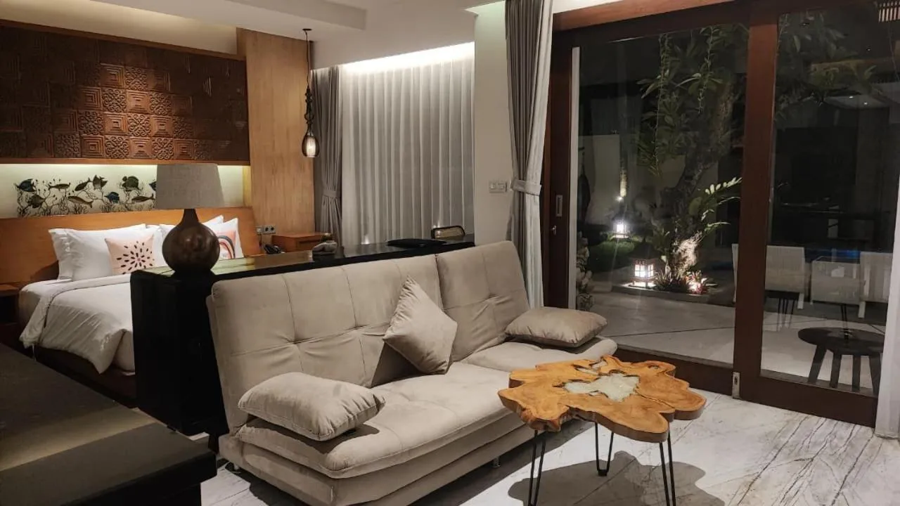 Bed in Mokko Suite Villas Umalas Bali