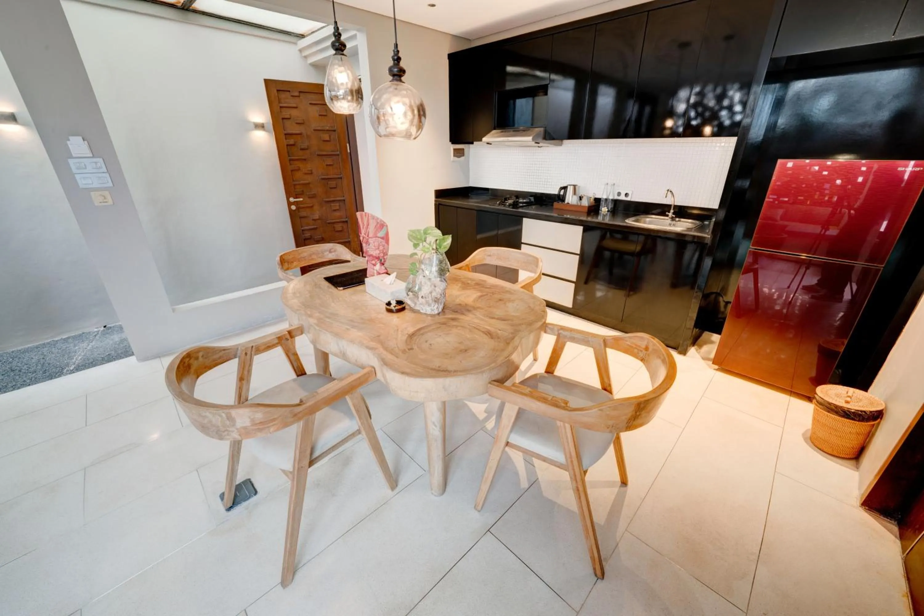 Dining area in Mokko Suite Villas Umalas Bali