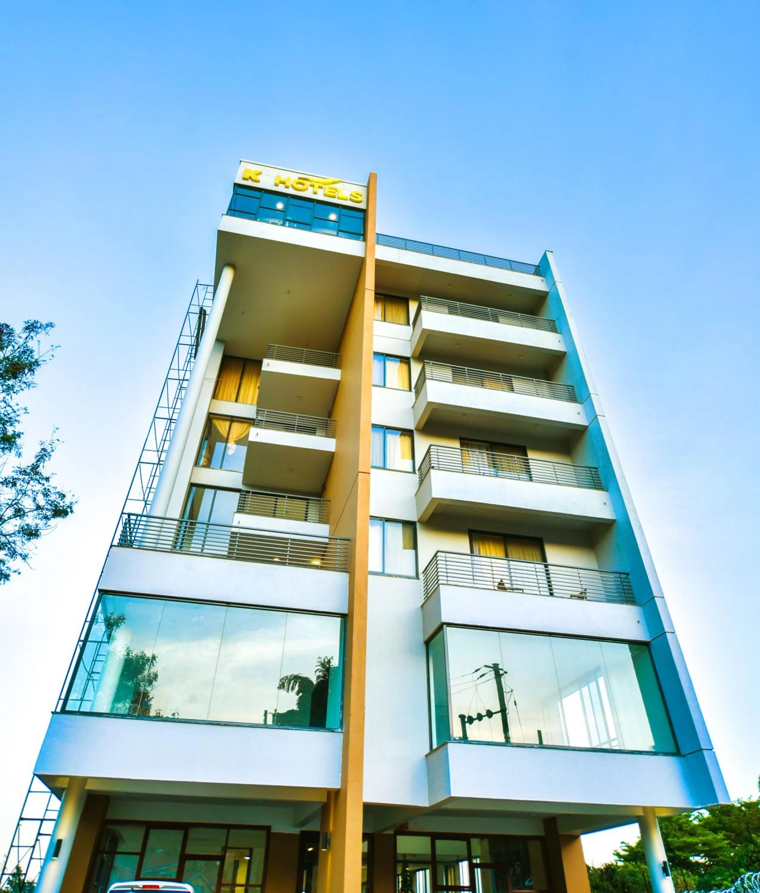 Property building in K Hotels Entebbe