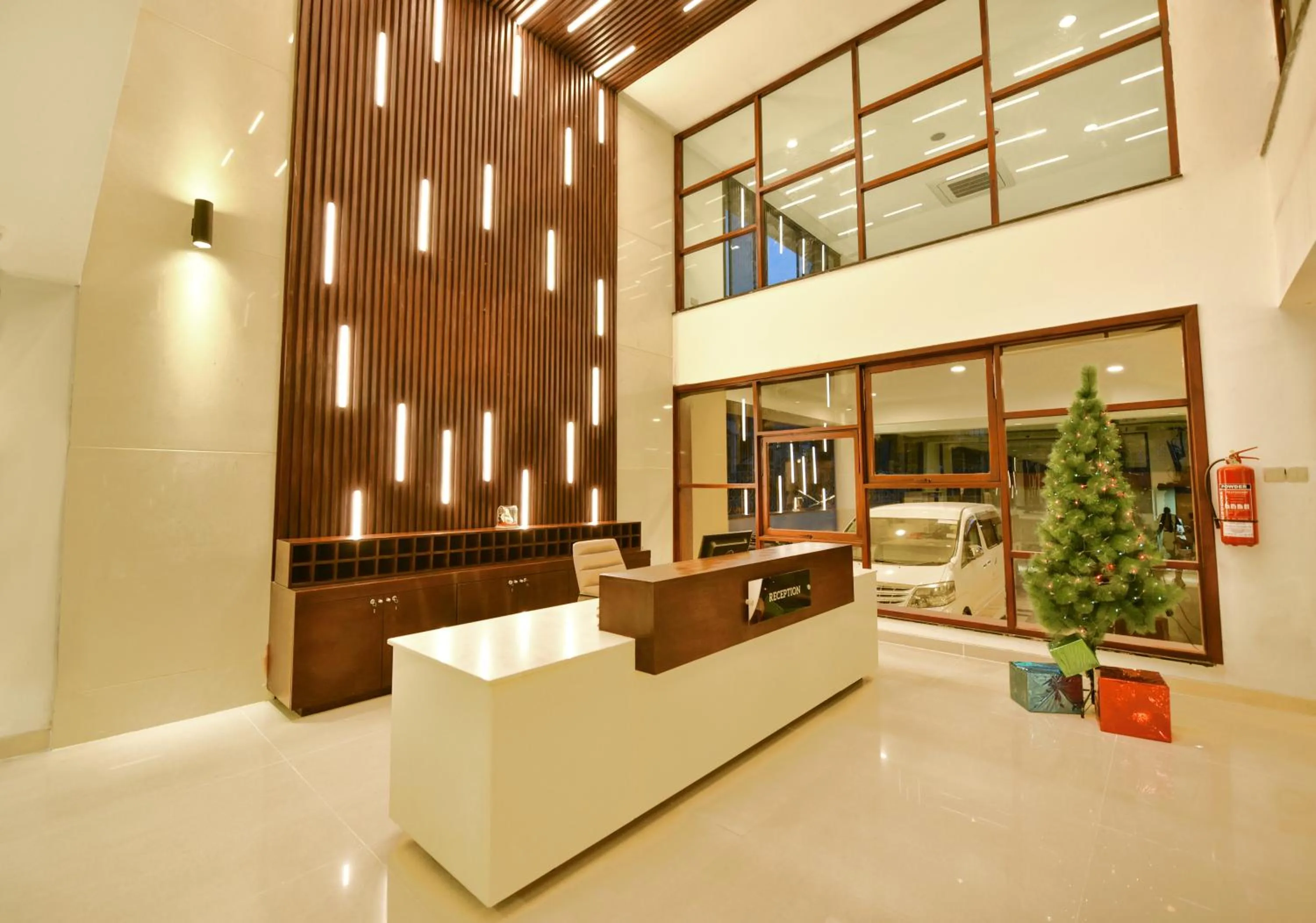 Lobby or reception in K Hotels Entebbe