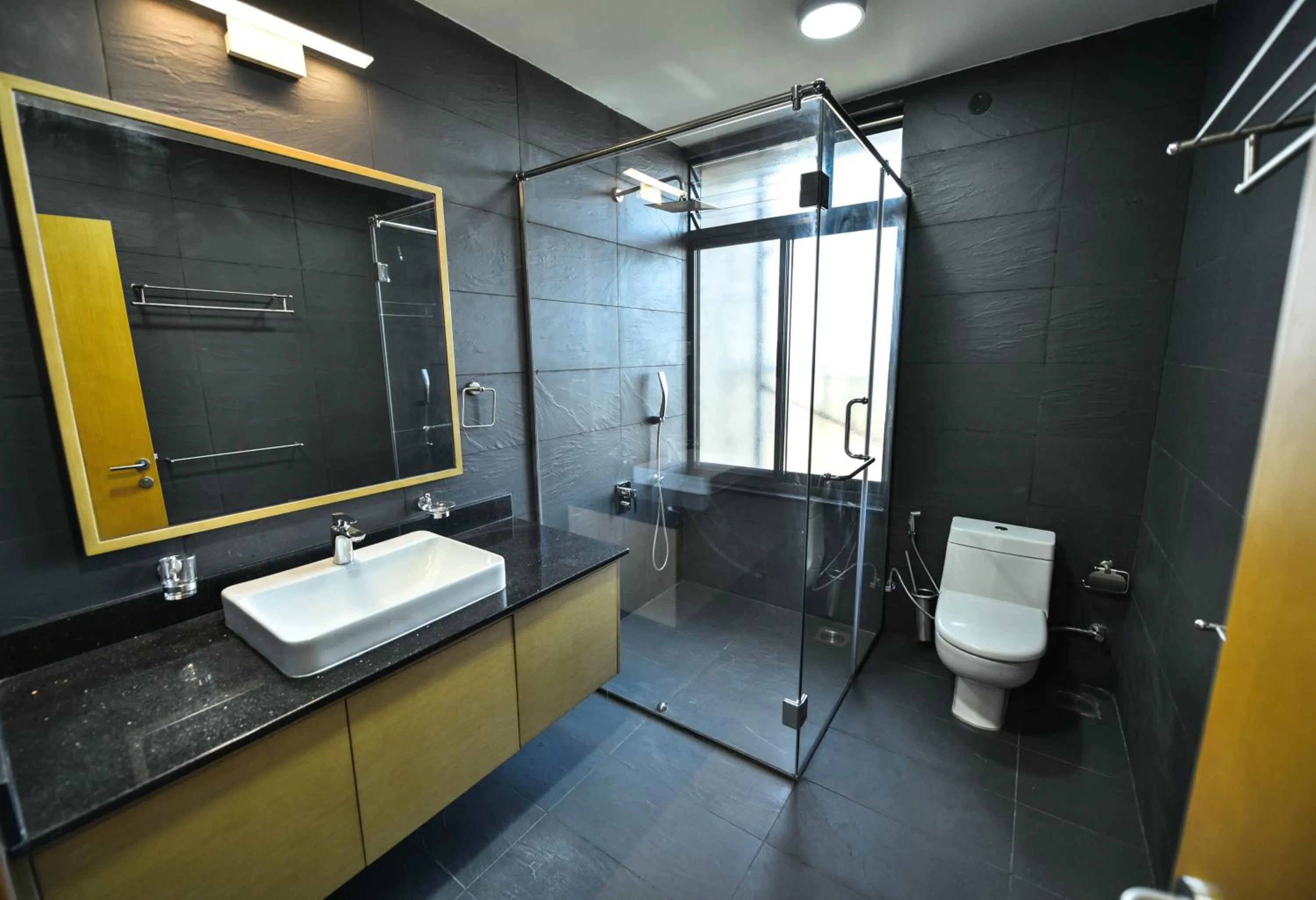 Shower in K Hotels Entebbe