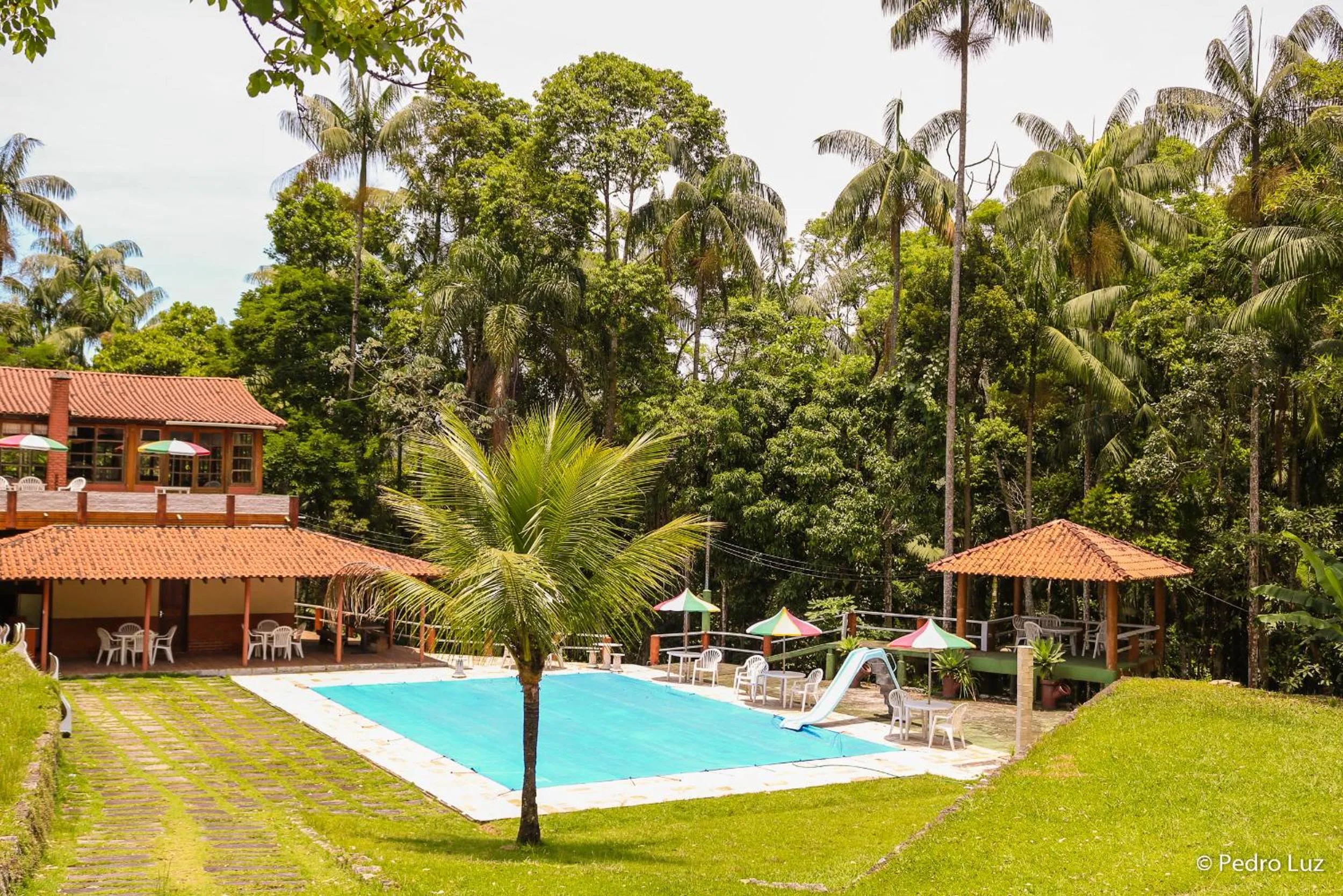 Pool view in Hotel Chalés Terra Nova