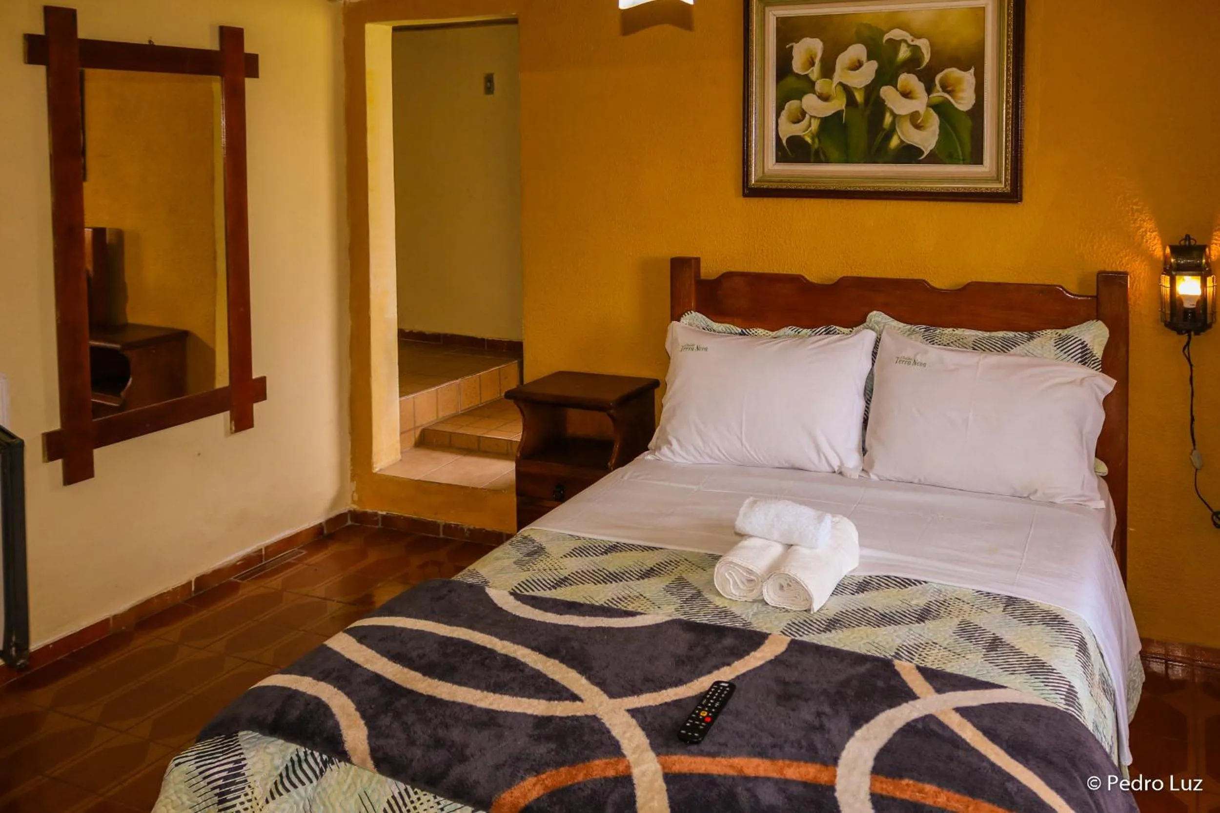 Bed in Hotel Chalés Terra Nova
