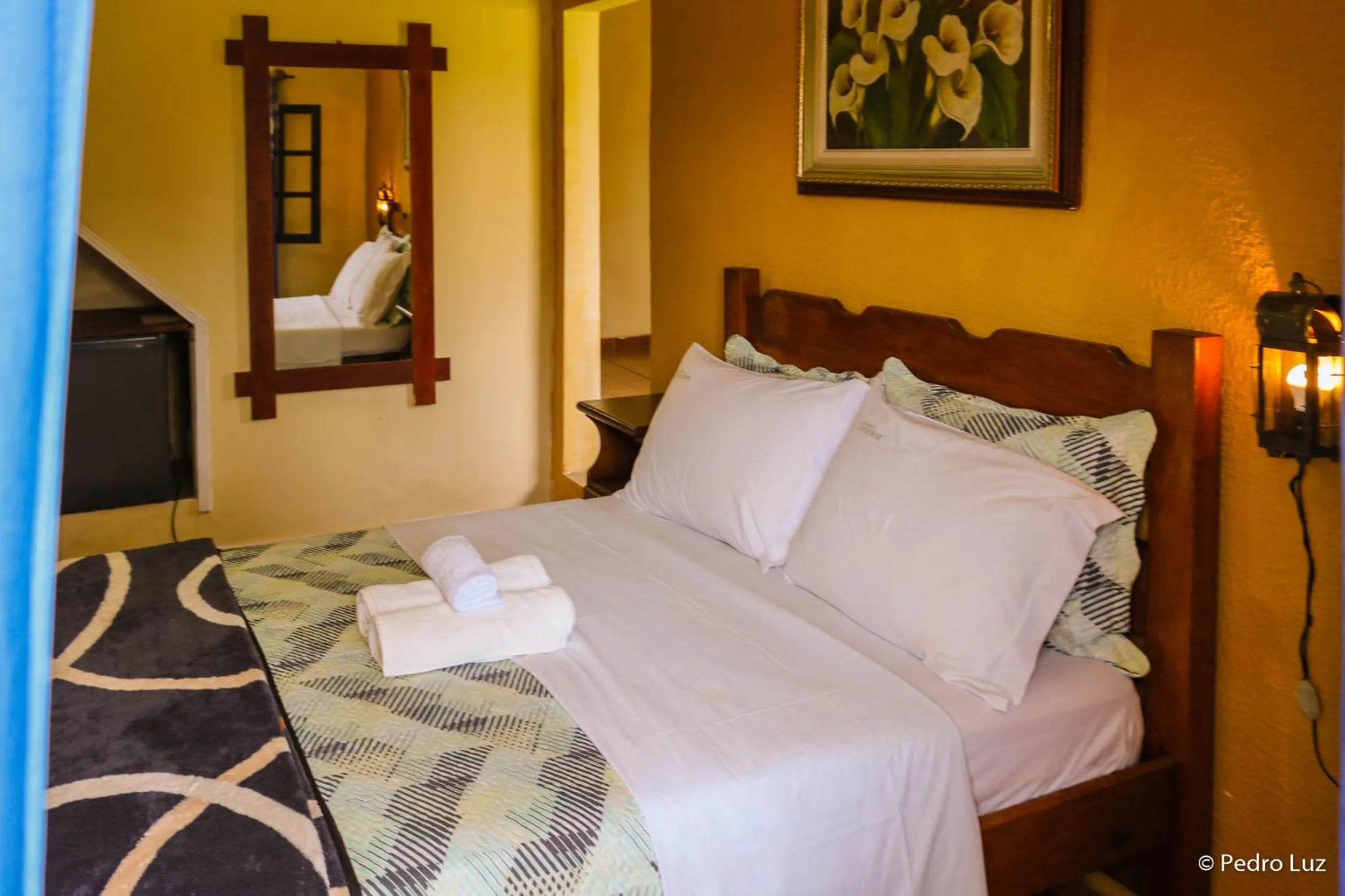 Bed in Hotel Chalés Terra Nova