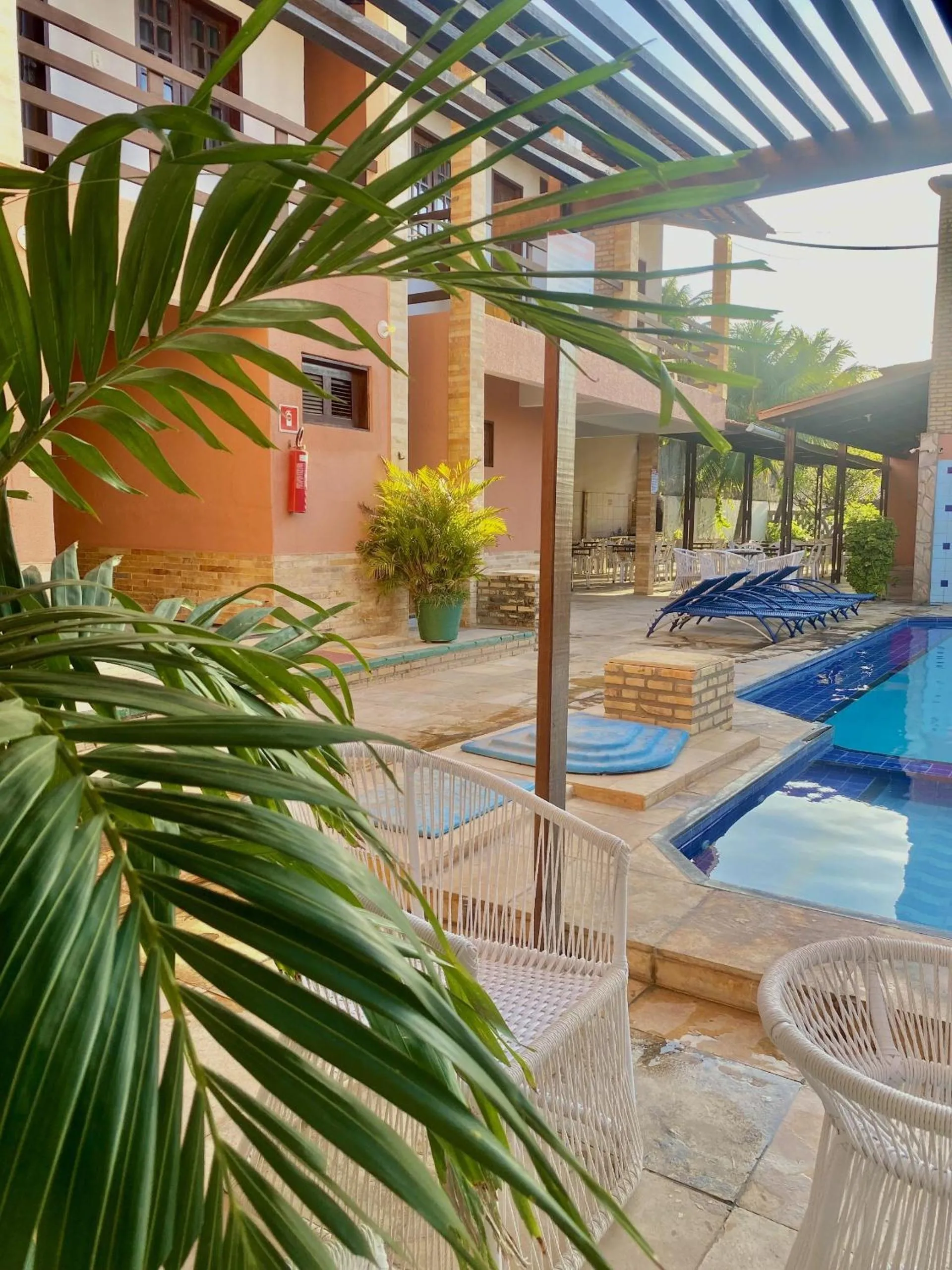 Pool view in Pousada Missare