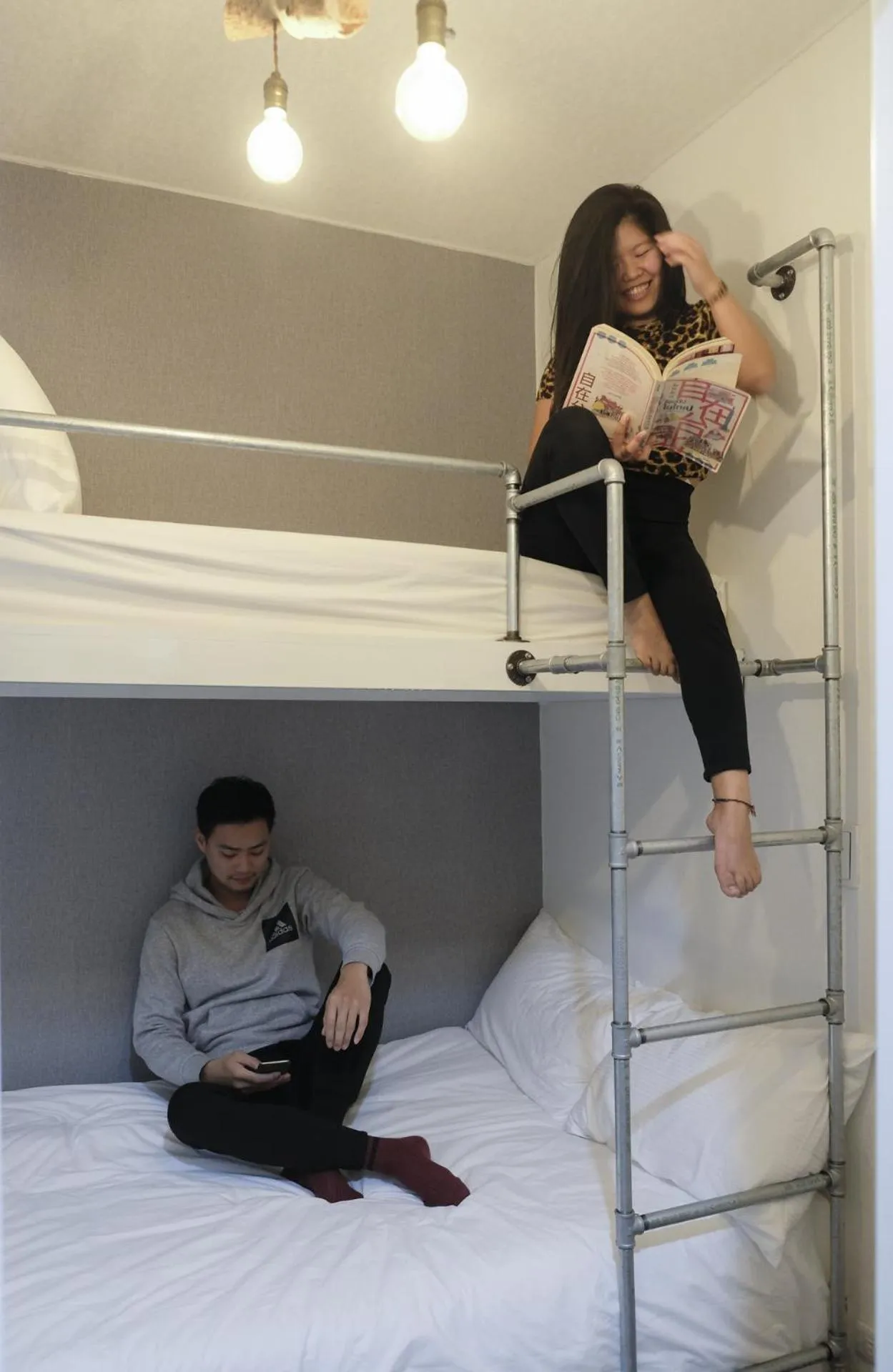 Bed in May Rooms Taipei NTU