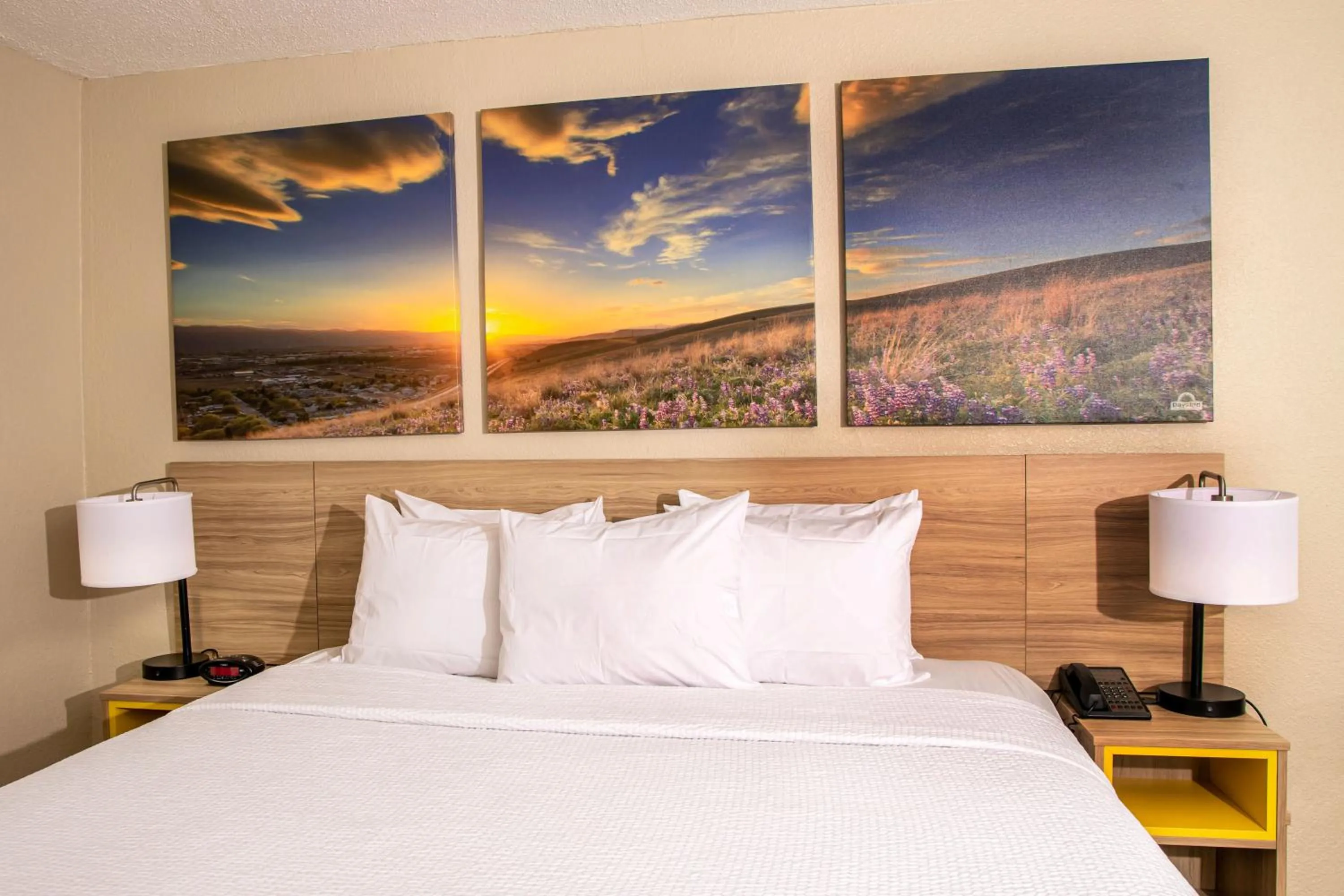 Bed in Days Inn and Suites by Wyndham Hammond, IN