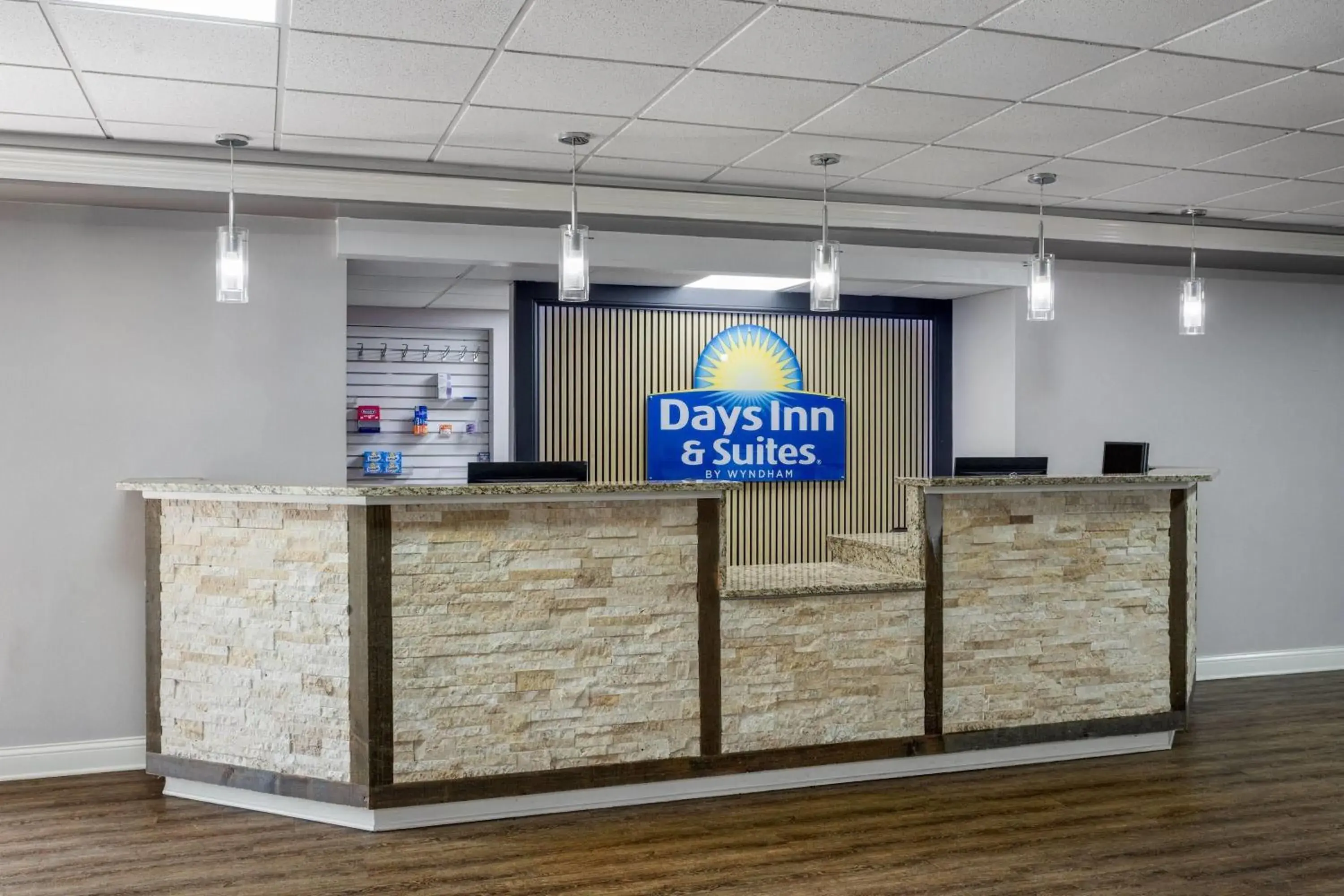 Lobby or reception in Days Inn and Suites by Wyndham Hammond, IN Lobby or reception in Days Inn and Suites by Wyndham Hammond, IN
