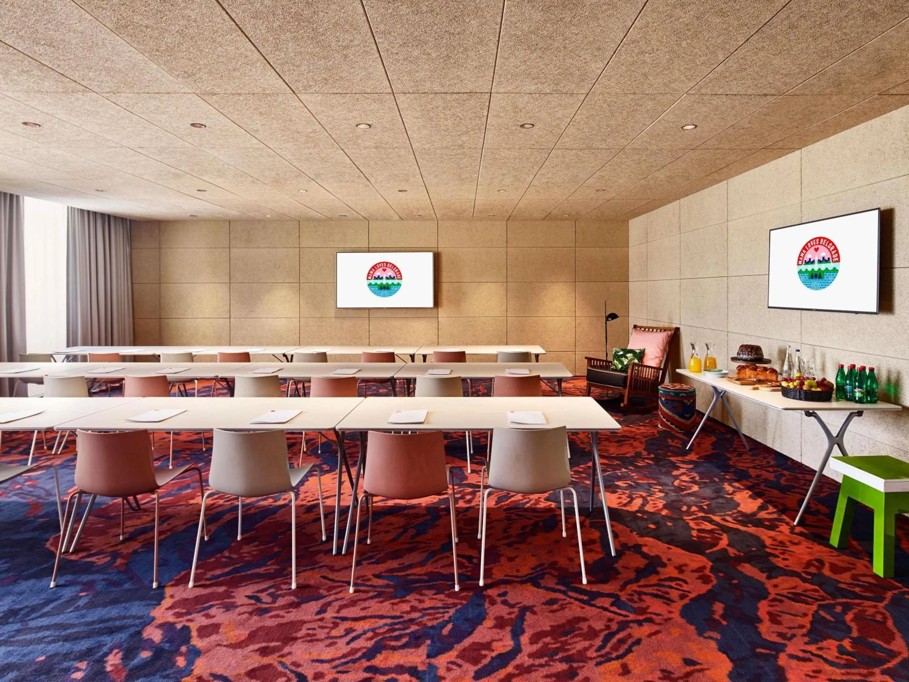 Meeting/conference room in Mama Shelter Belgrade