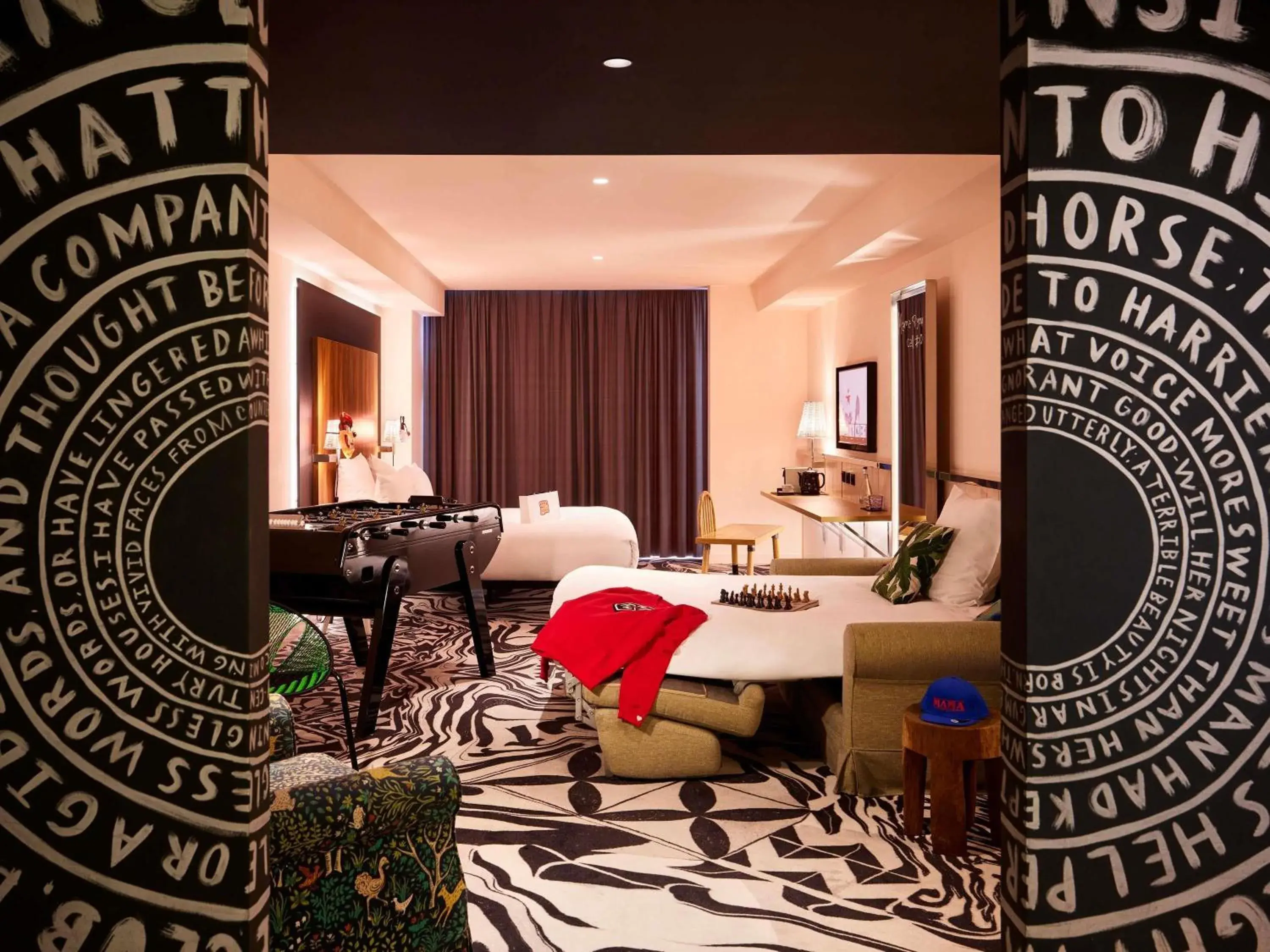 Bedroom in Mama Shelter Belgrade Bedroom in Mama Shelter Belgrade