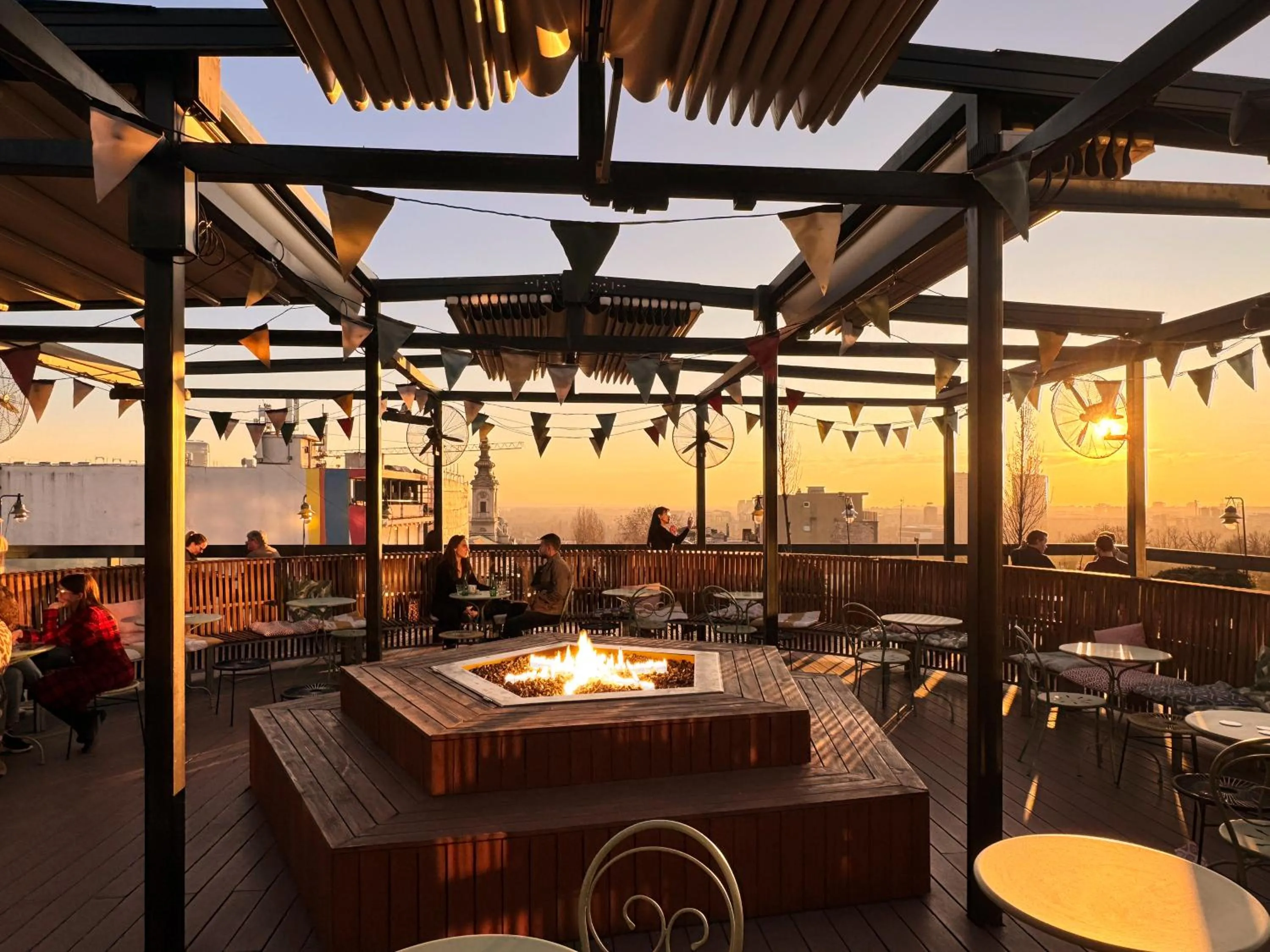 Balcony/Terrace in Mama Shelter Belgrade