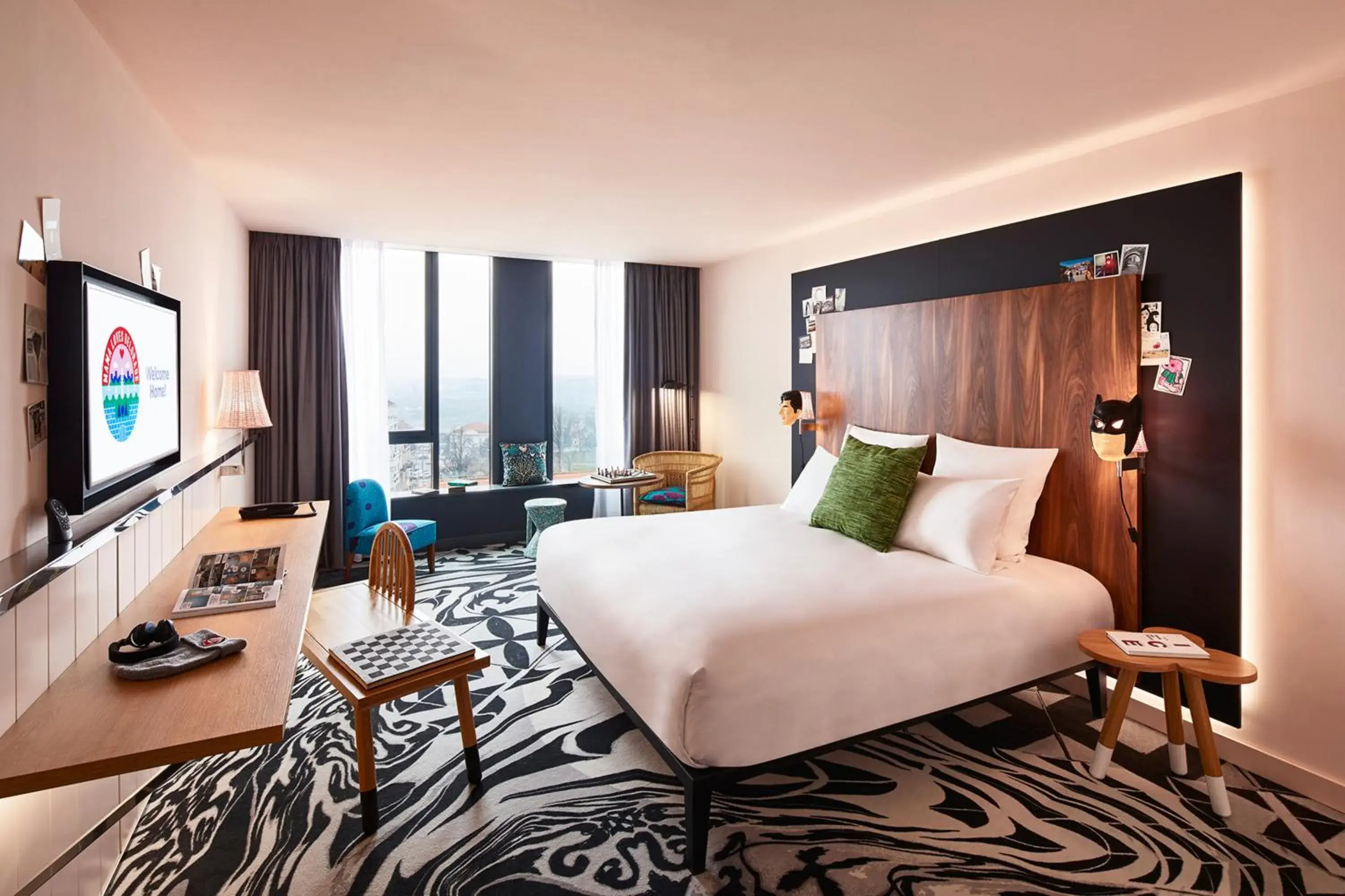 Large Mama Double Room in Mama Shelter Belgrade Large Mama Double Room in Mama Shelter Belgrade