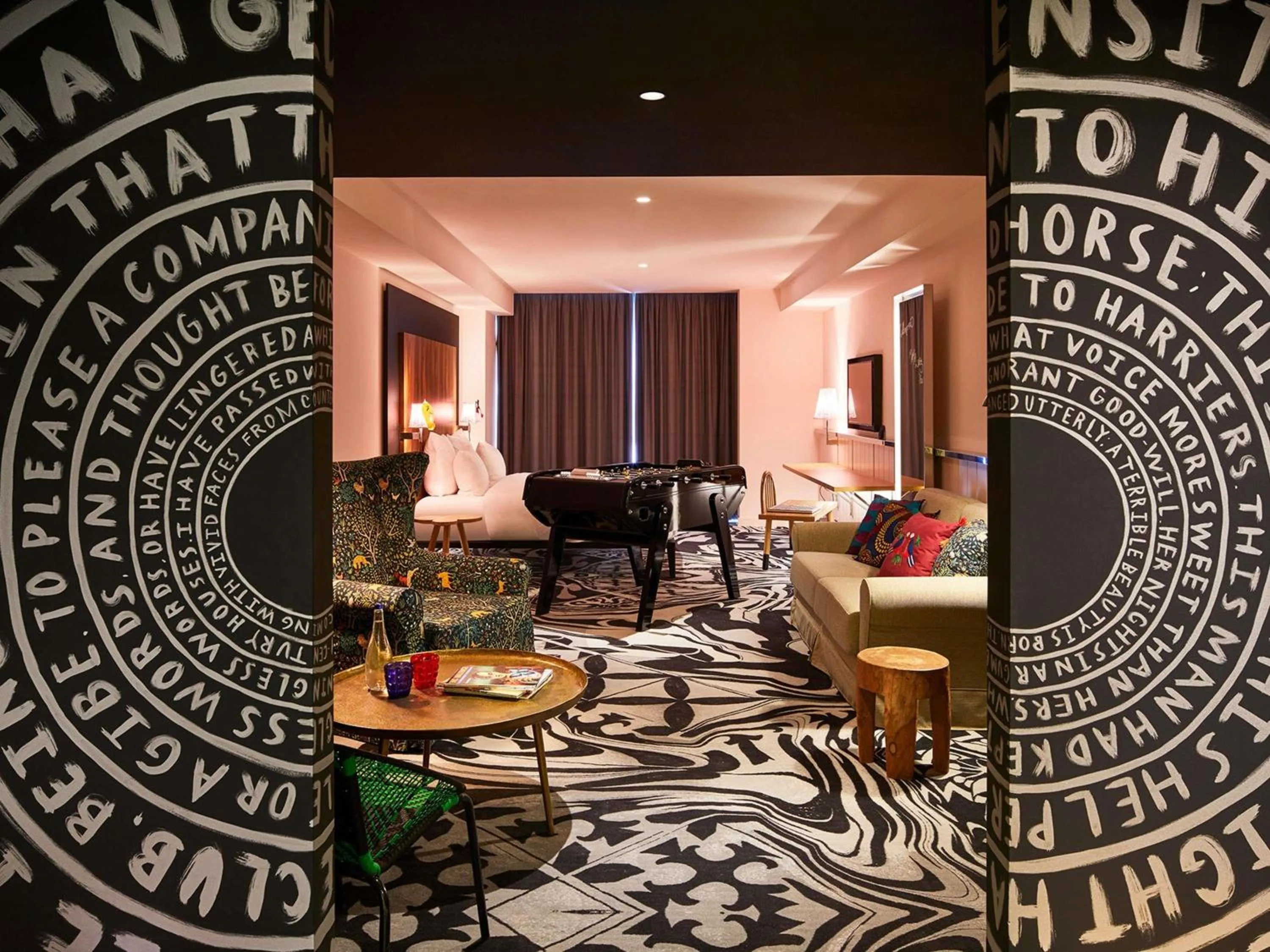 Bedroom in Mama Shelter Belgrade