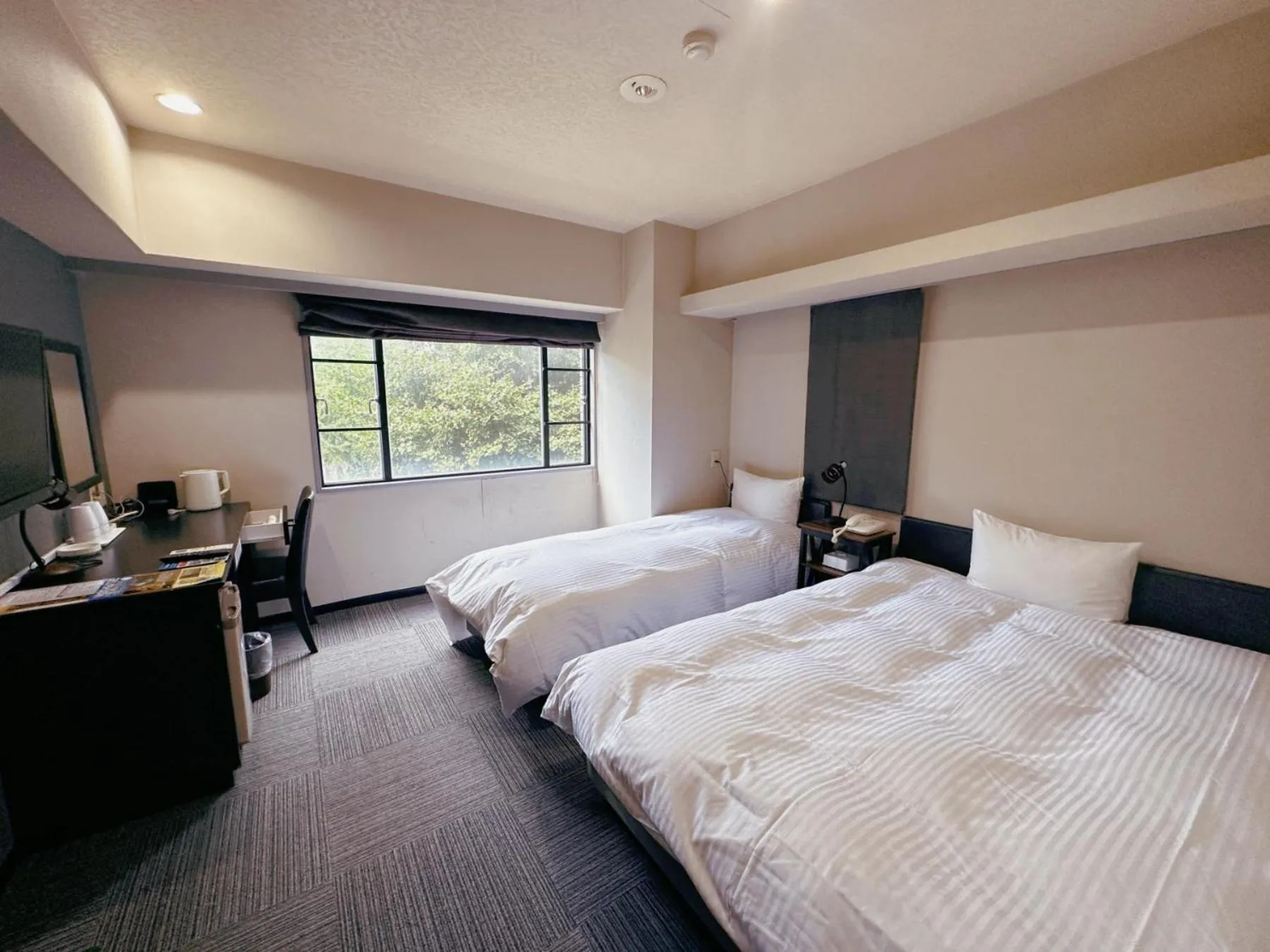 Photo of the whole room, Bed in Nissei Hotel Fukuoka