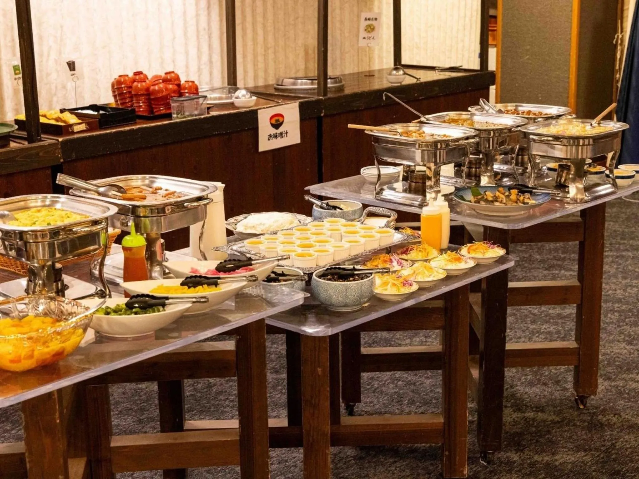 Buffet breakfast in Nagasaki Sky Hotel