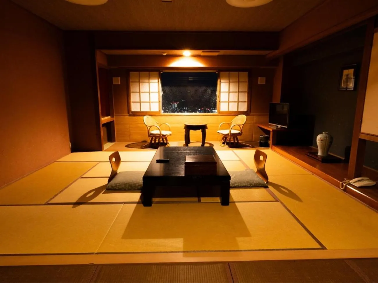 Photo of the whole room, Bed in Nagasaki Sky Hotel