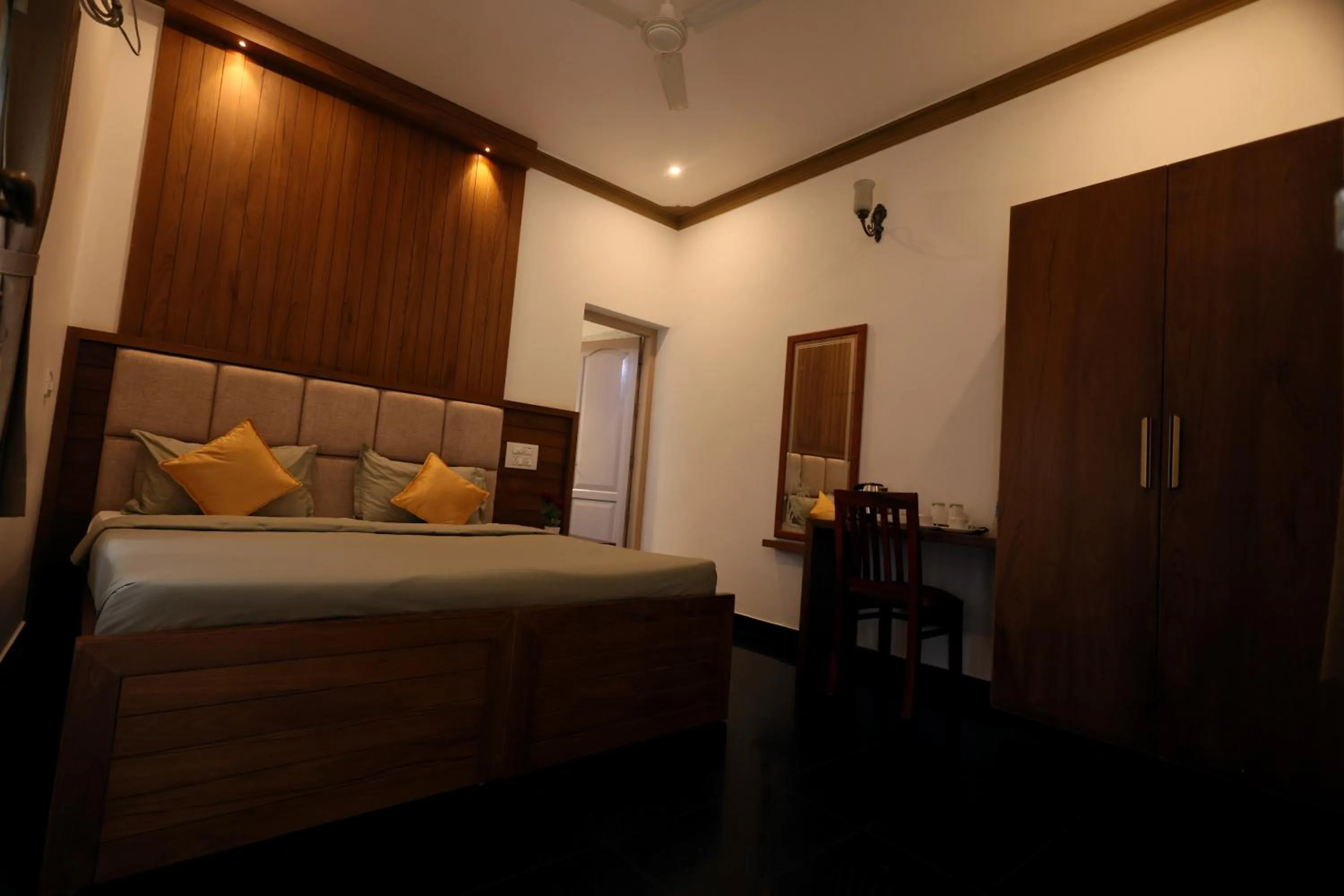 Bed in Ideal Ayurvedic Resort Kovalam