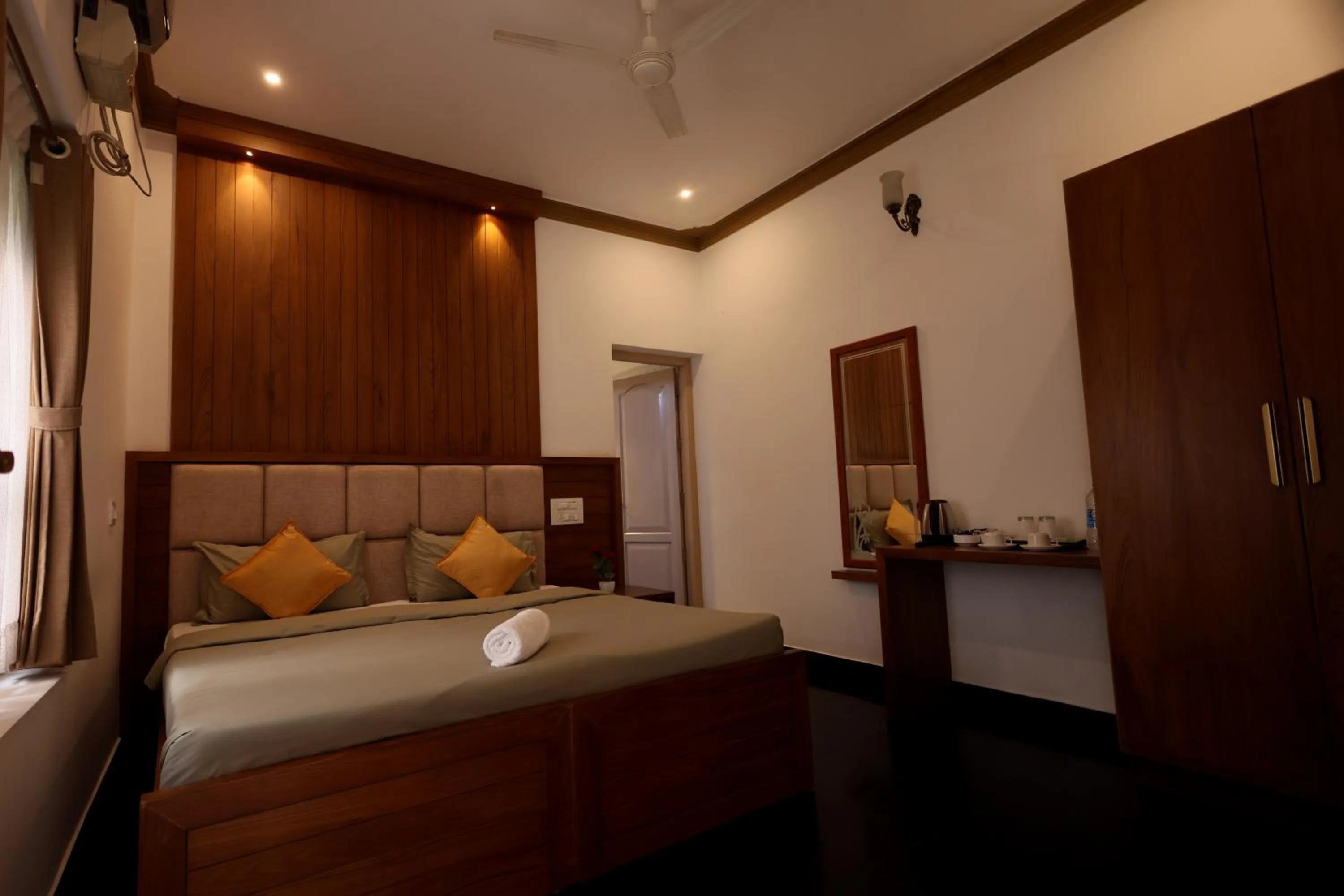 Bed in Ideal Ayurvedic Resort Kovalam