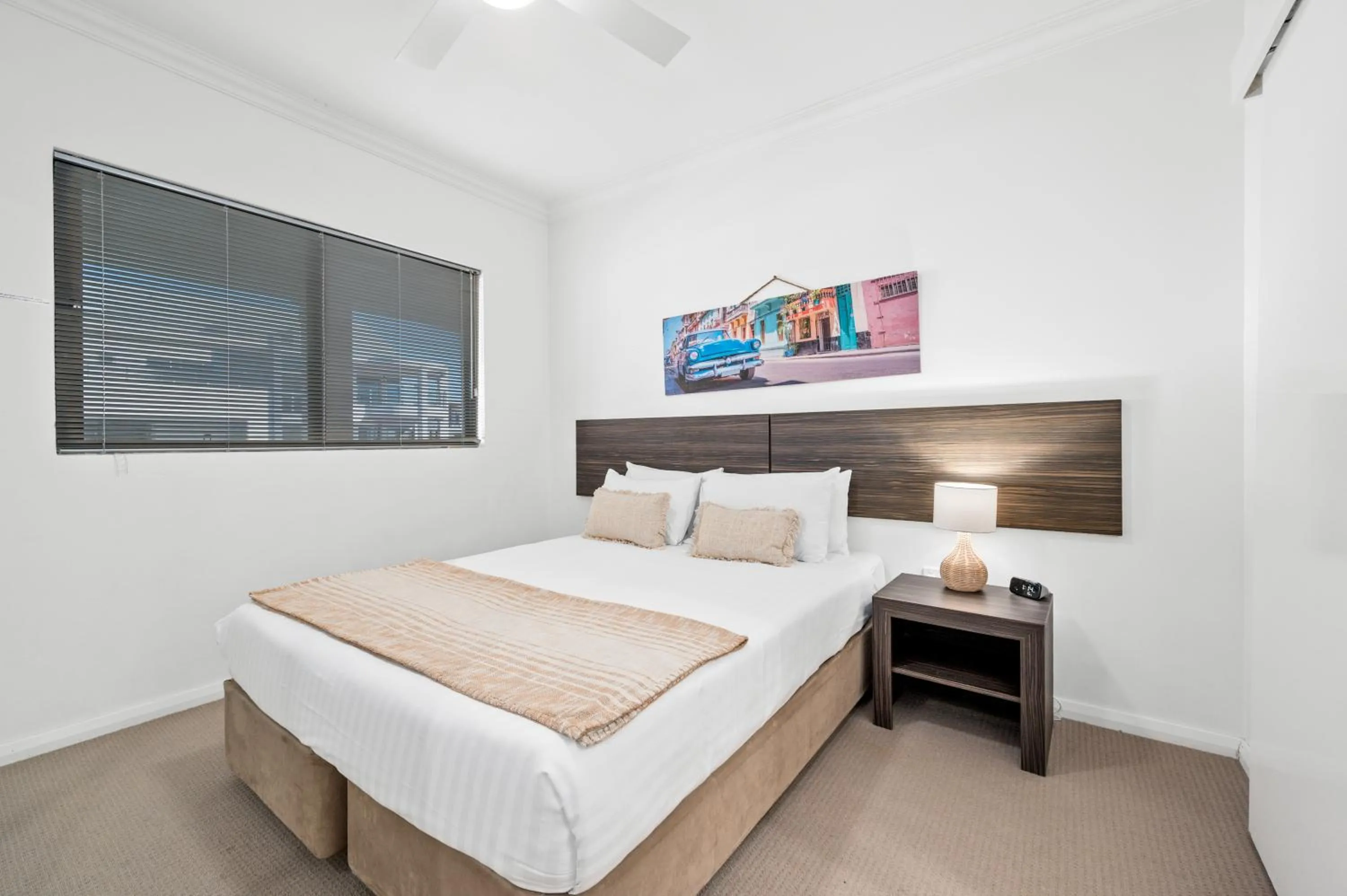 Bed in Dolphin Quay Apartments