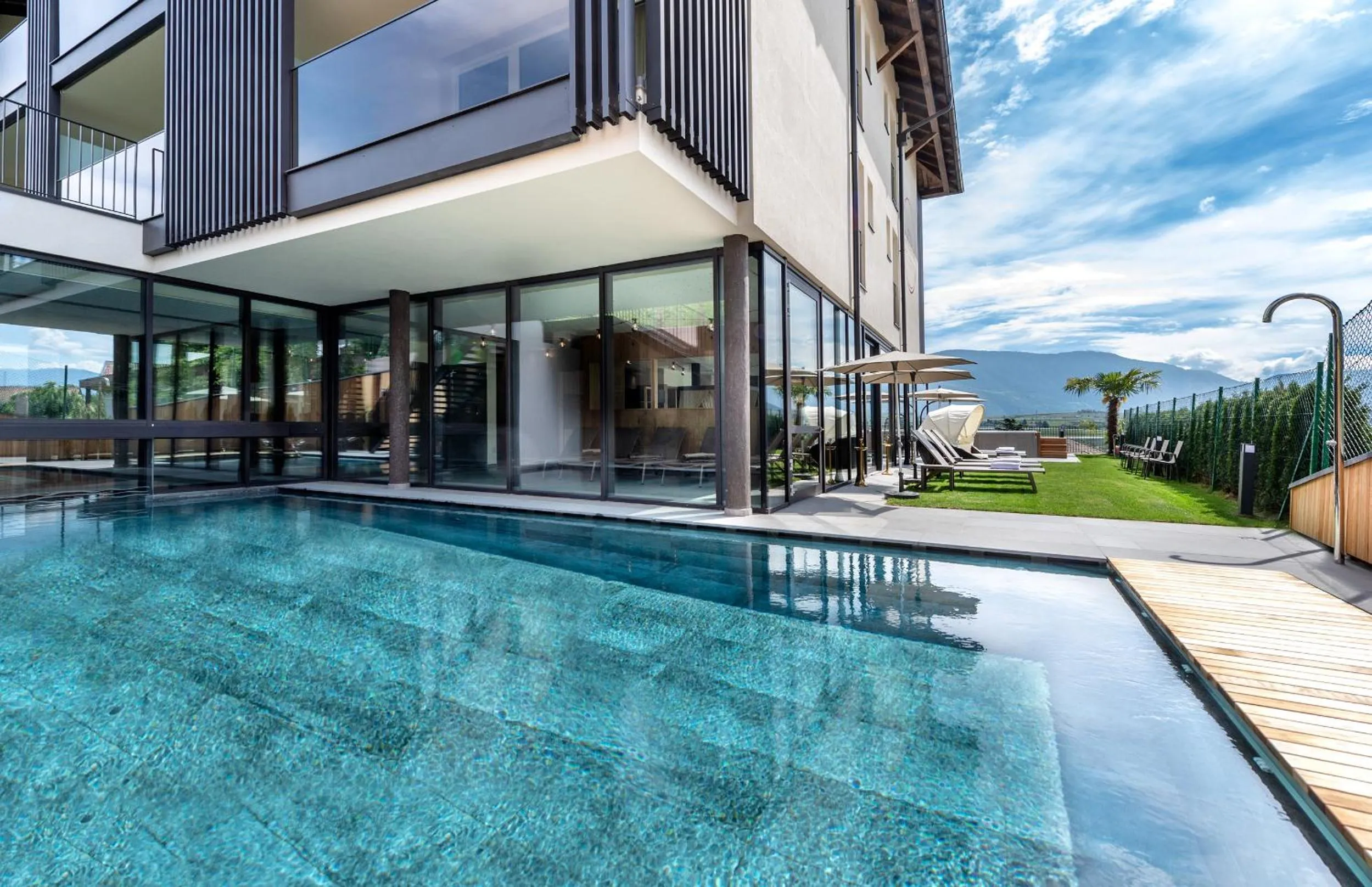 Swimming pool in Hotel Christof