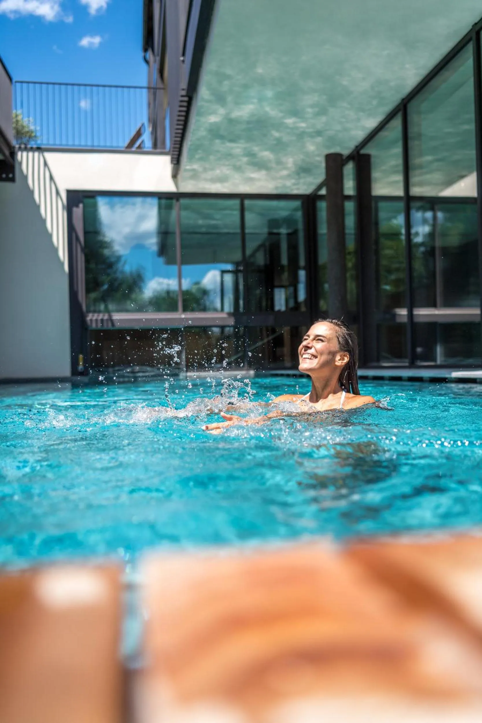 Swimming pool in Hotel Christof