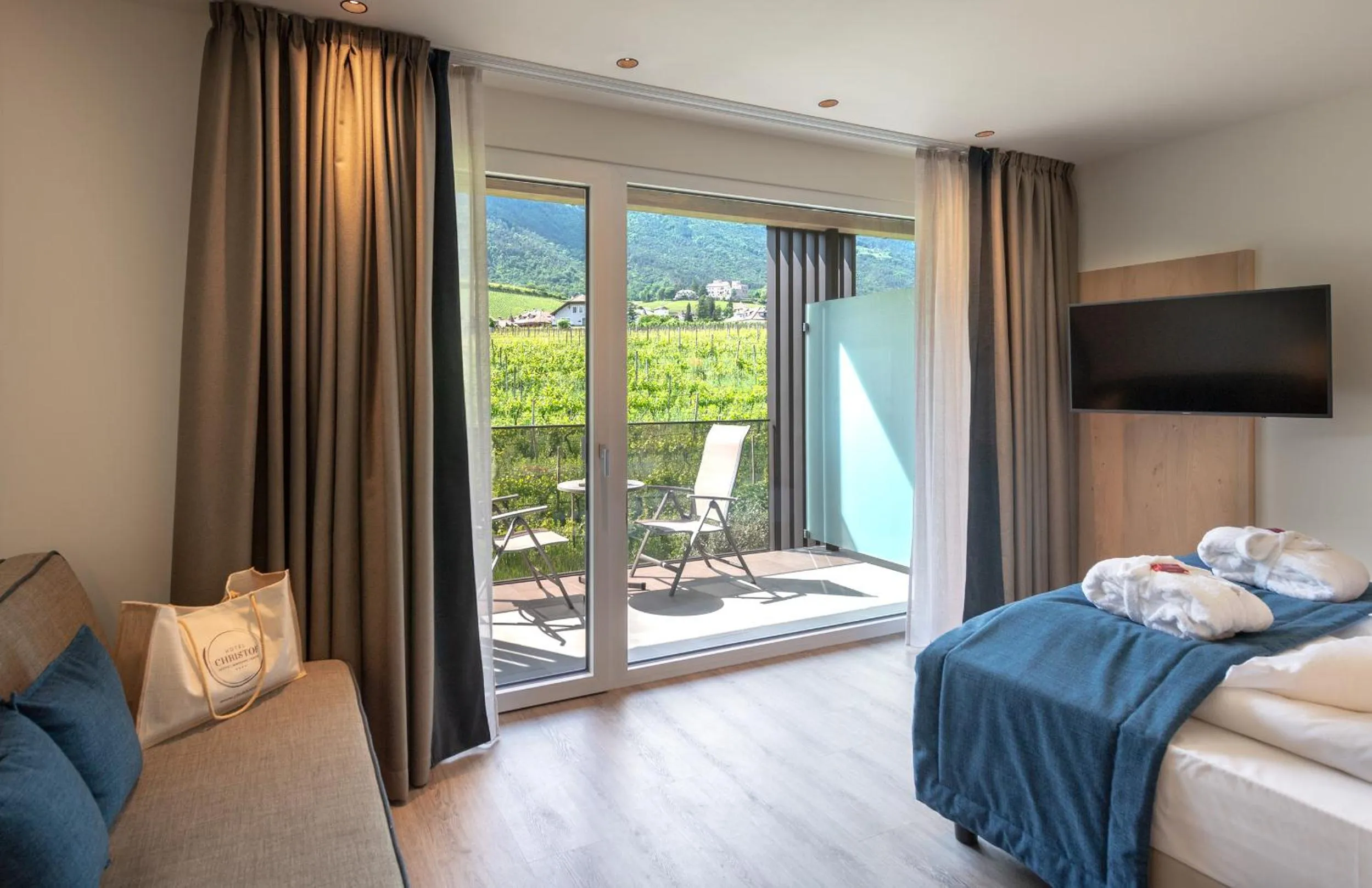 Bedroom, Bed in Hotel Christof