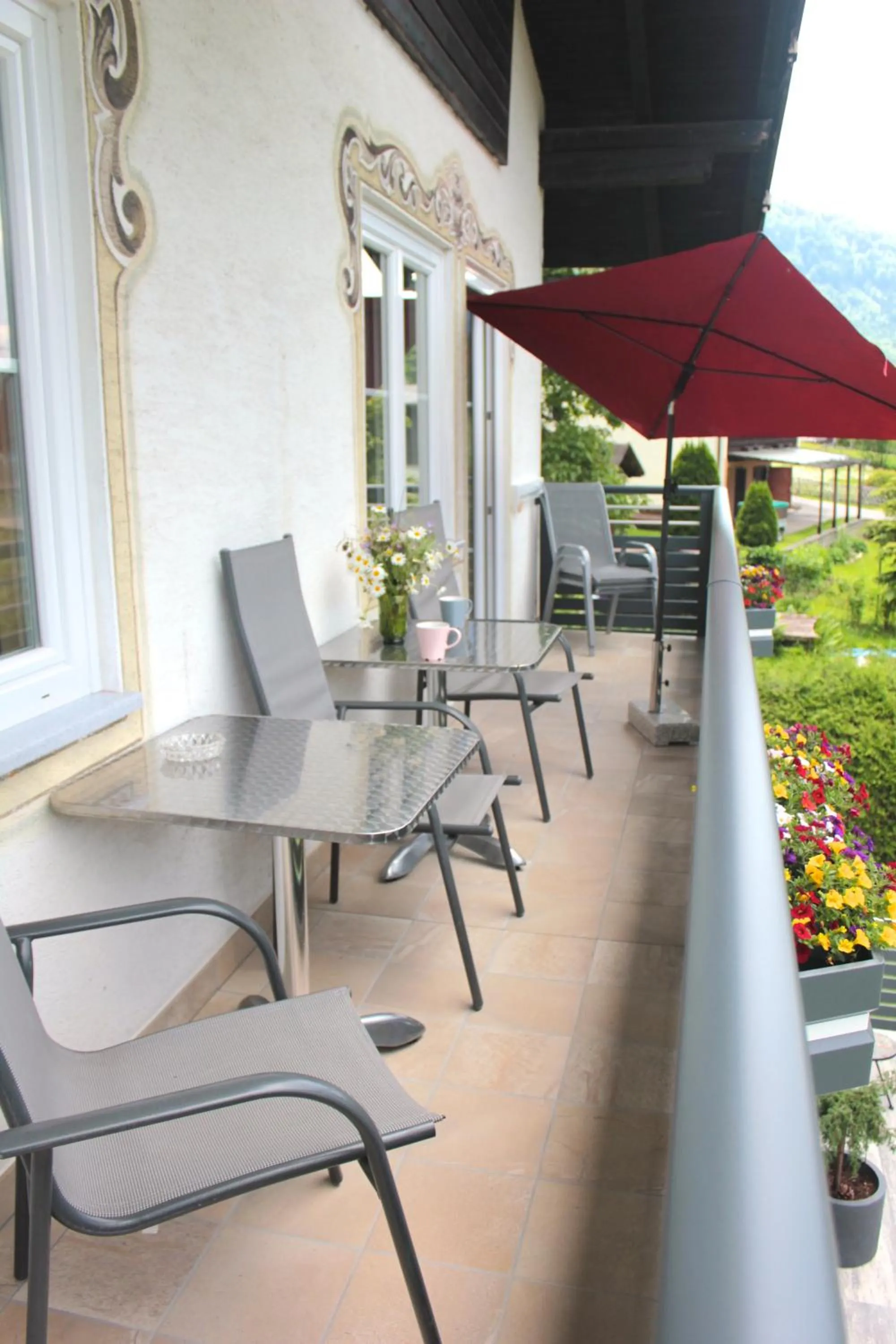 Balcony/Terrace in FeWo Leeb