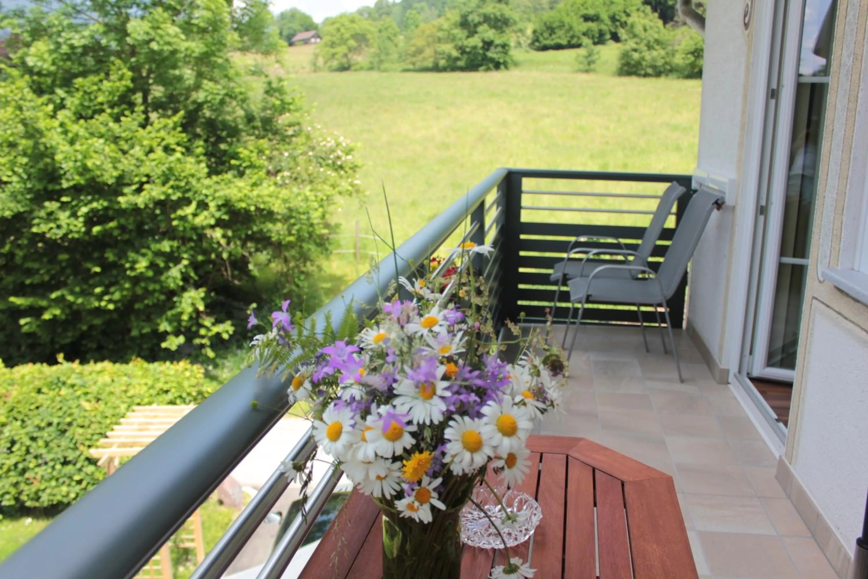 Balcony/Terrace in FeWo Leeb
