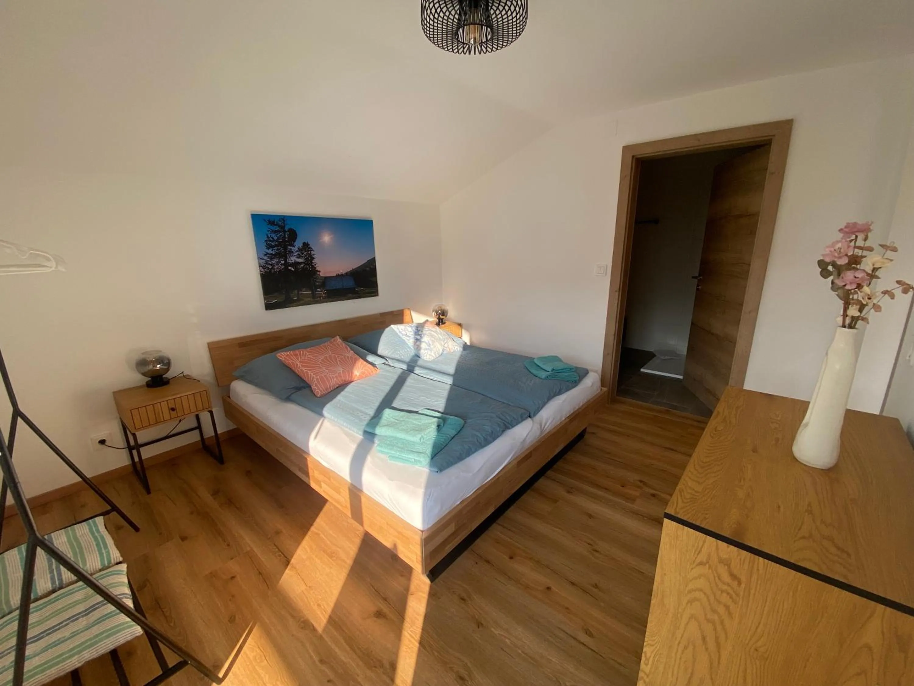 Bed in FeWo Leeb