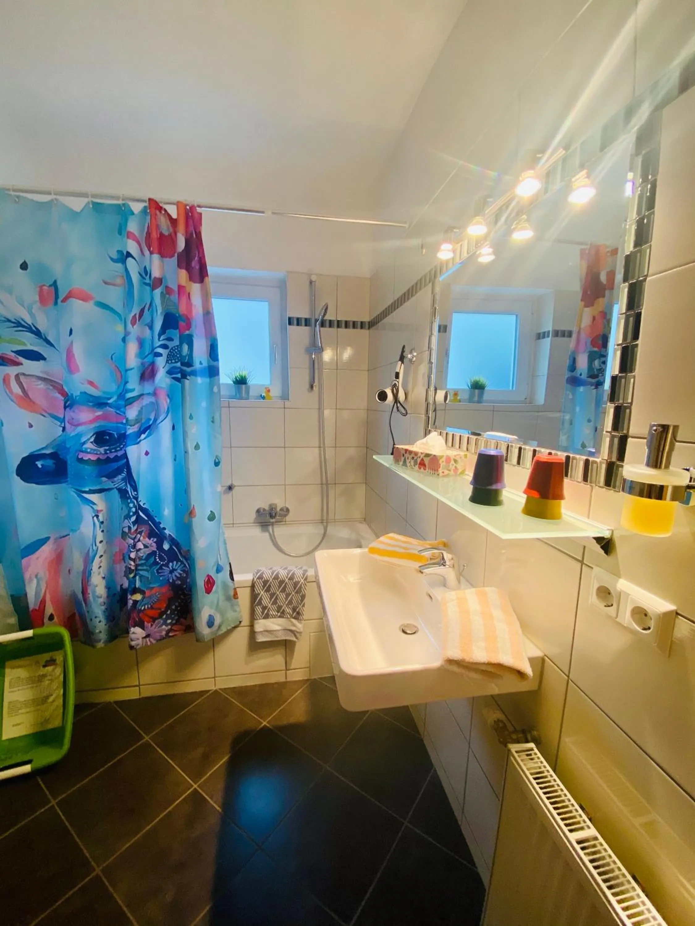 Bathroom in FeWo Leeb