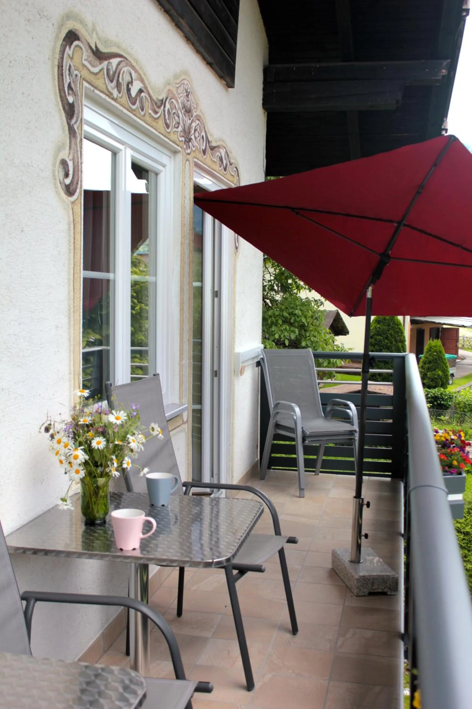 Balcony/Terrace in FeWo Leeb