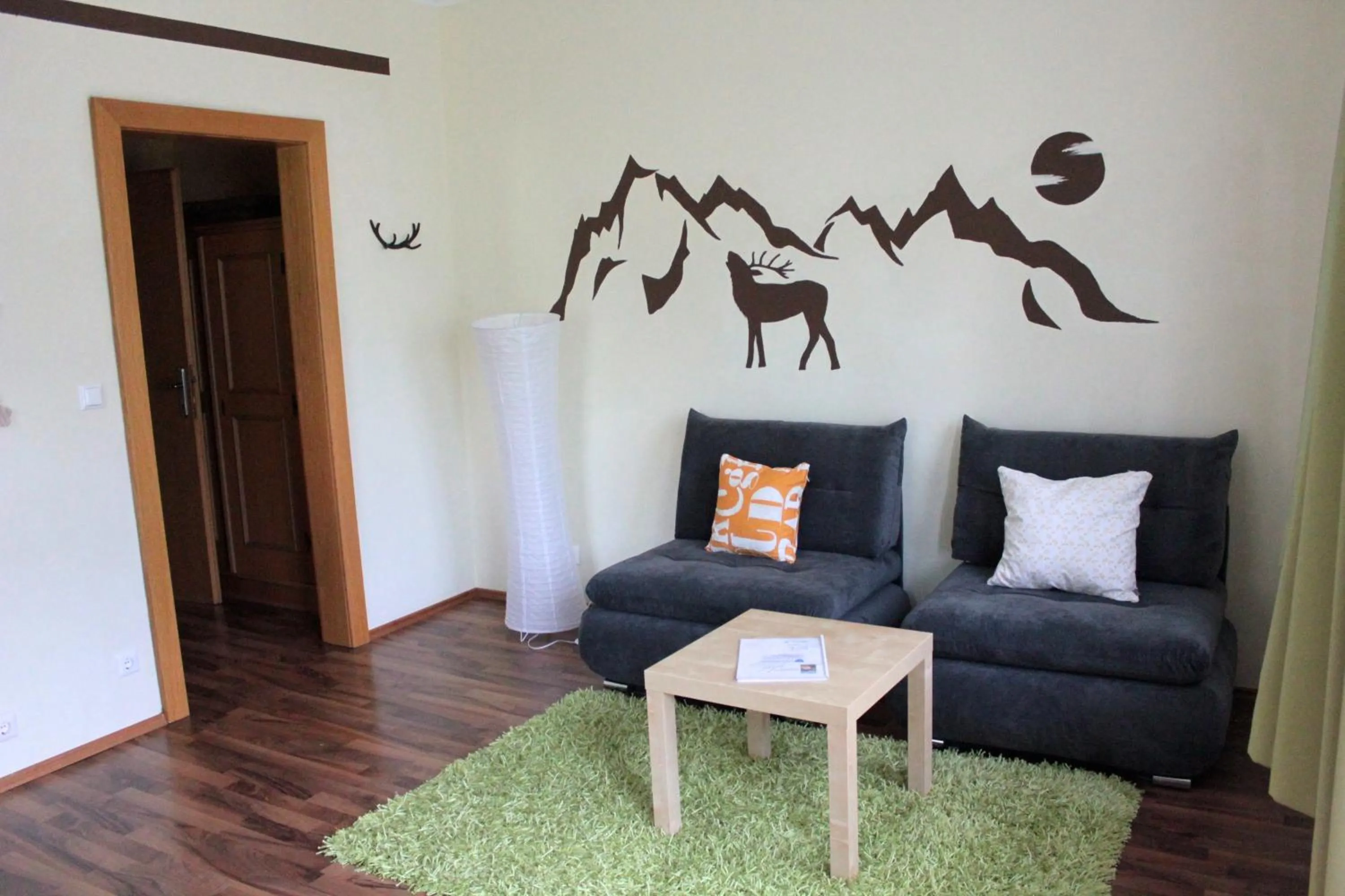 Living room in FeWo Leeb