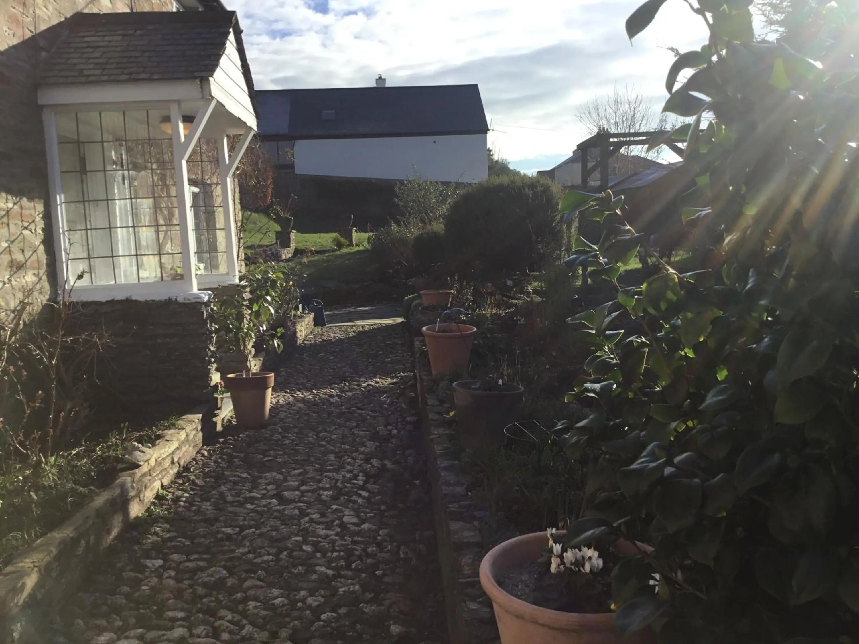 Balcony/Terrace in Priory Cottage Bodmin