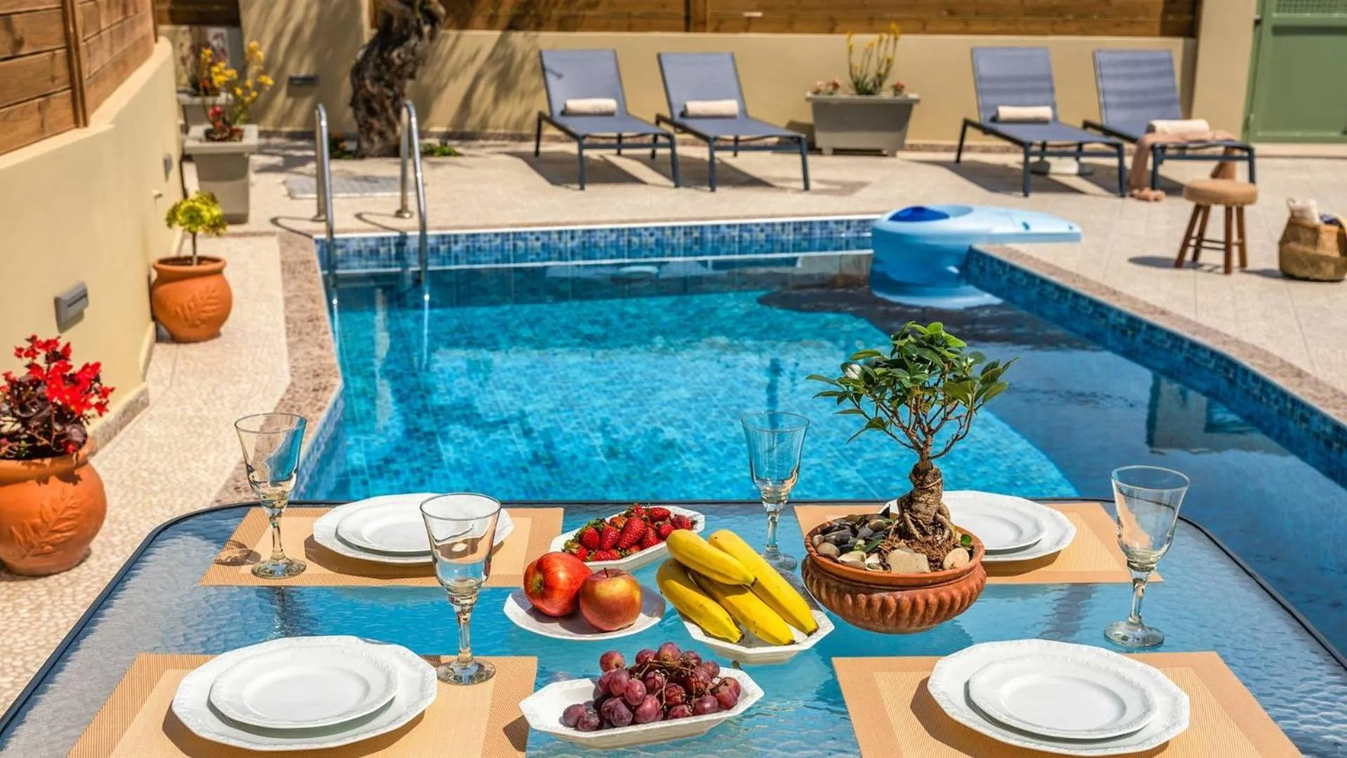 Patio in Coral Villa
