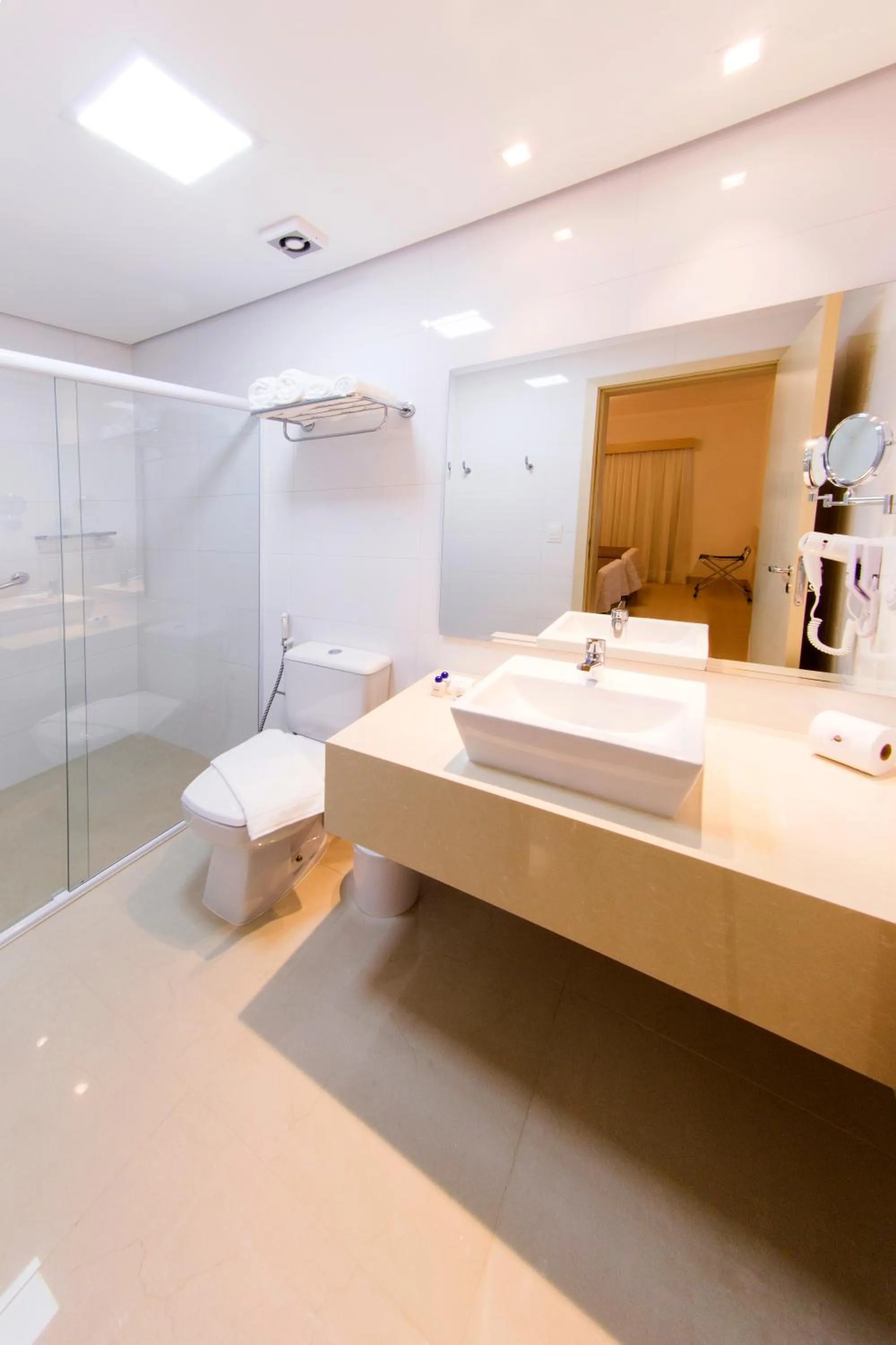 Bathroom in Hotel Araucaria Flat Araraquara