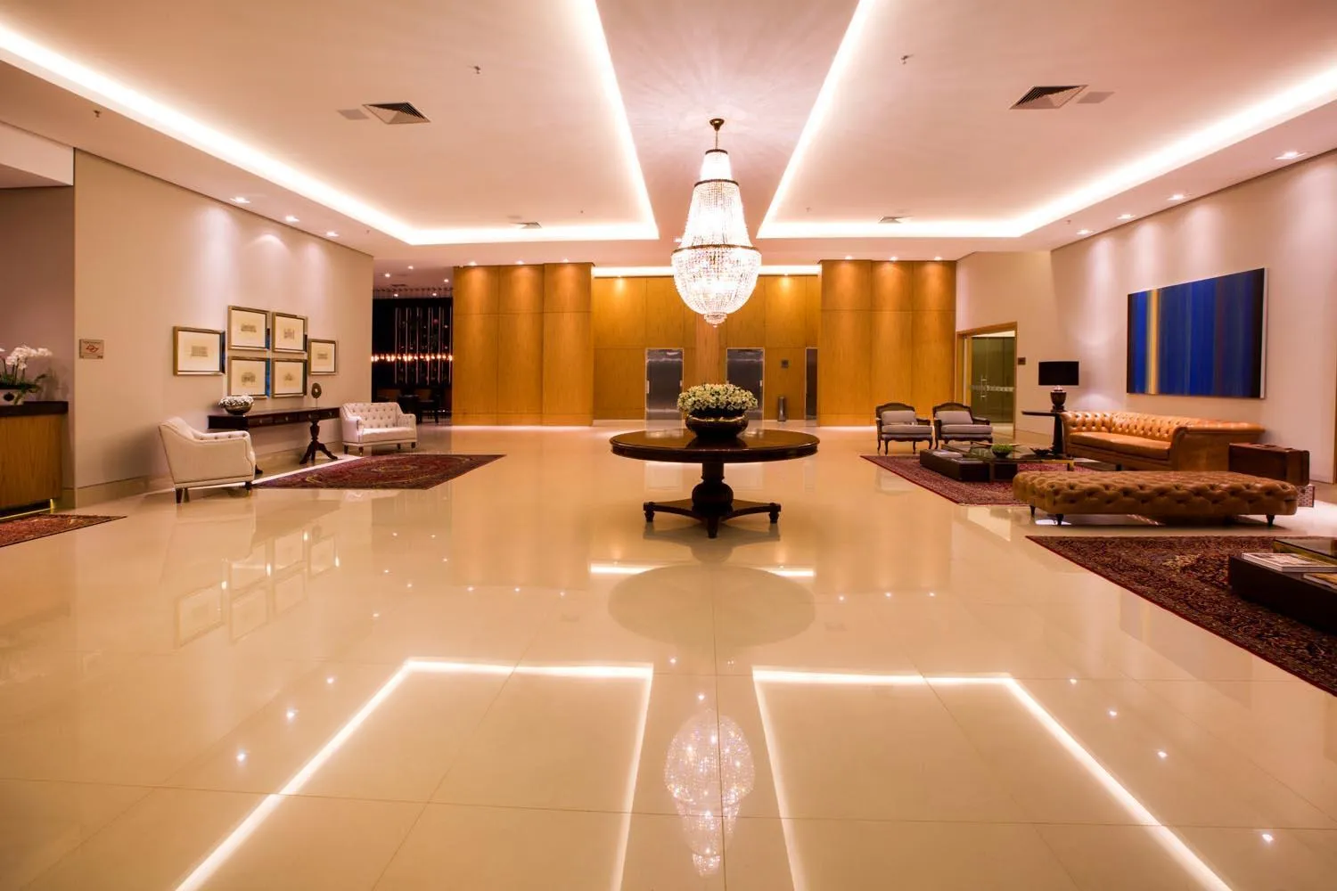 Lobby or reception in Hotel Araucaria Flat Araraquara