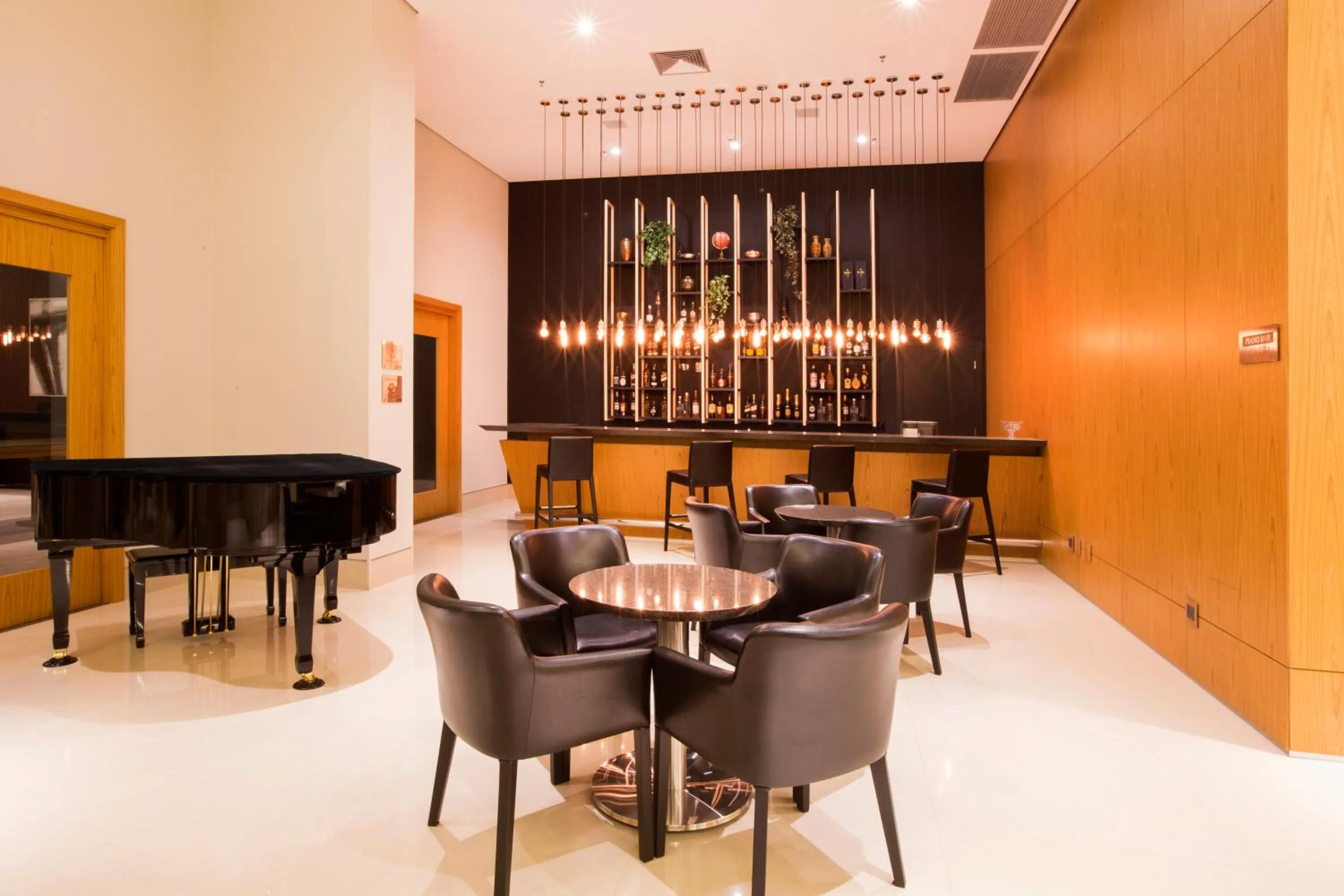 Lounge or bar in Hotel Araucaria Flat Araraquara