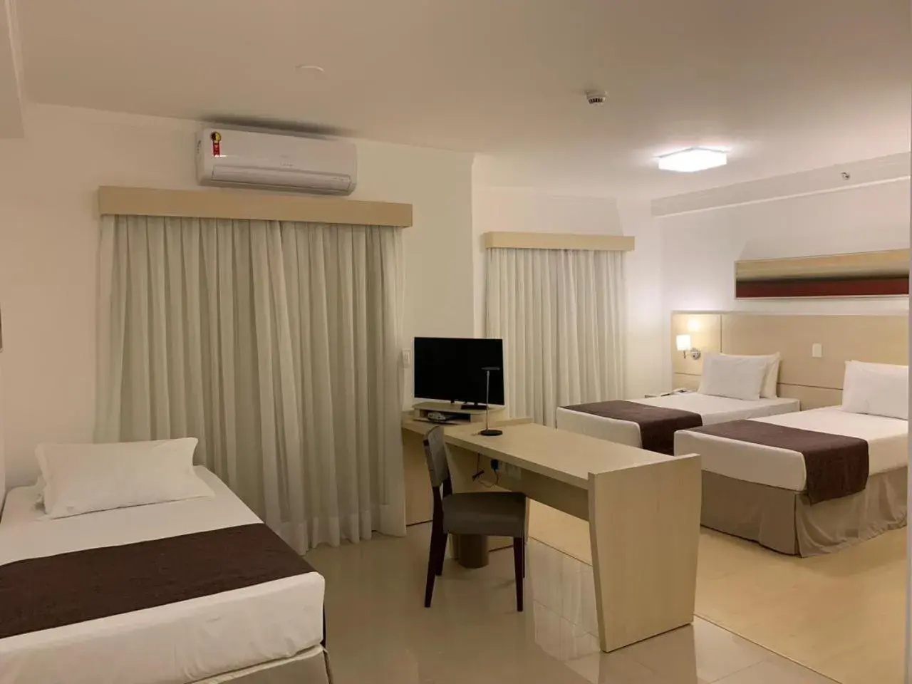 Bedroom, Bed in Hotel Araucaria Flat Araraquara Bedroom, Bed in Hotel Araucaria Flat Araraquara